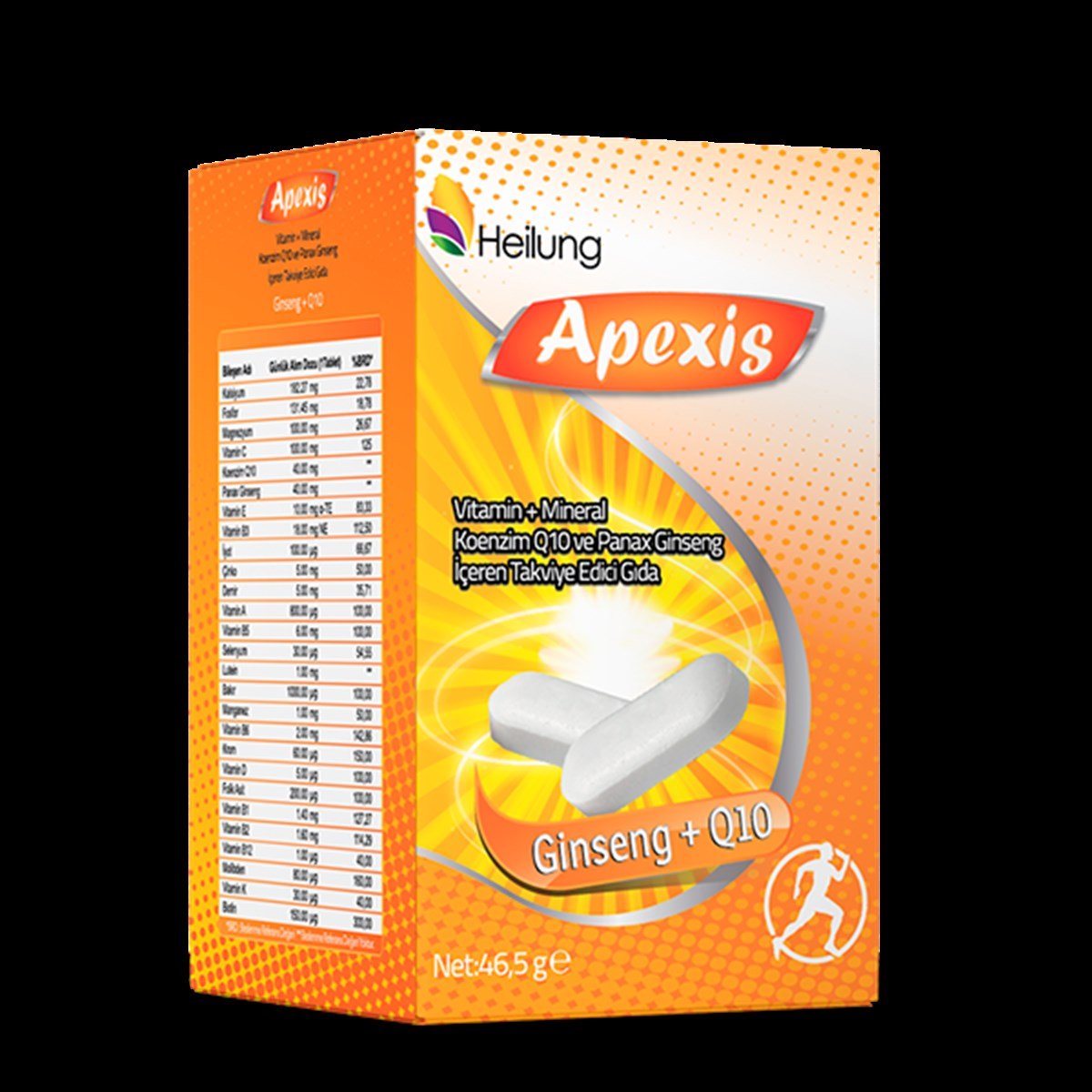 Apexis Multivitamin + Q10+Ginseng Tablet