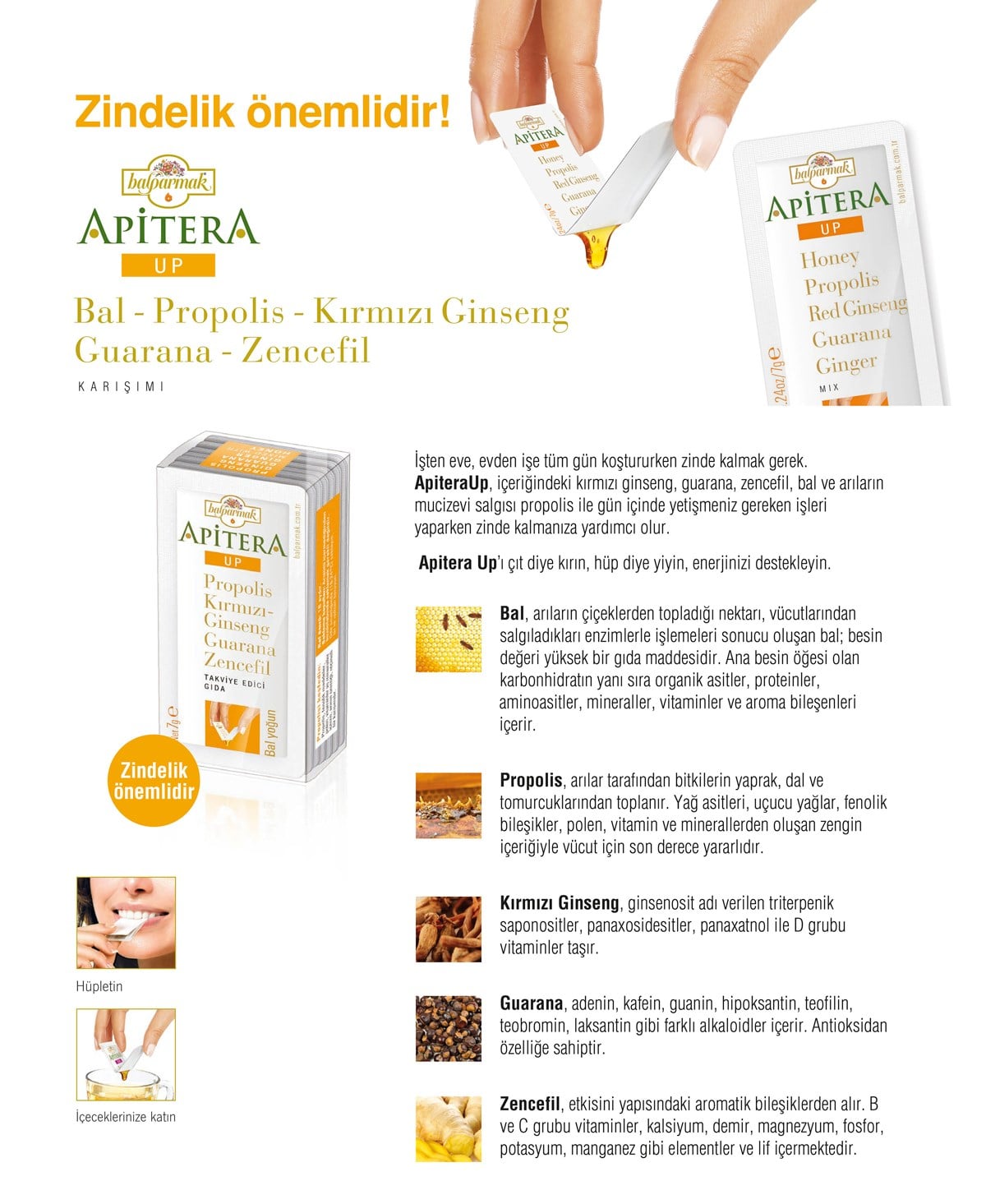 Balparmak ApiteraUp 7 g x 7Kutu