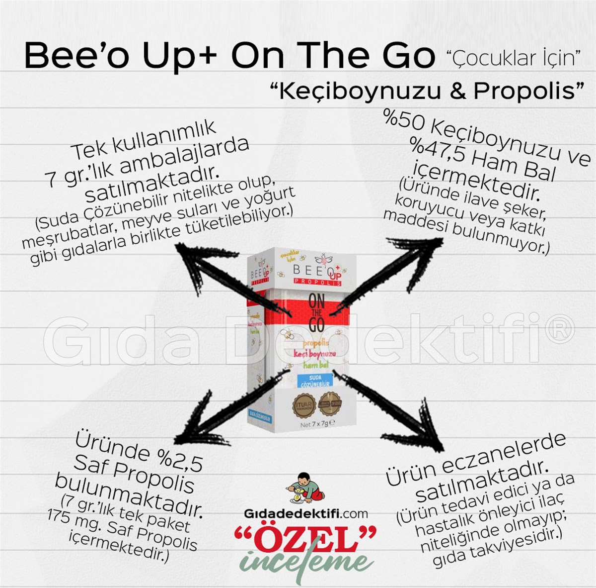 BEE'O UP ON THE GO KEÇİBOYNUZLU (ÇOCUK)