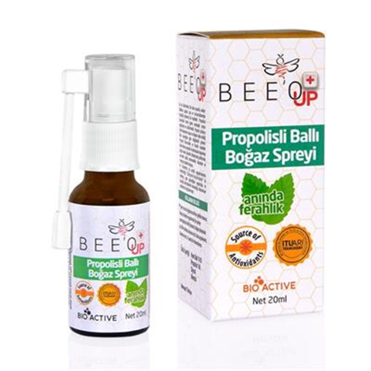 Bee'o Up Propolisli Boğaz Spreyi 20 Ml
