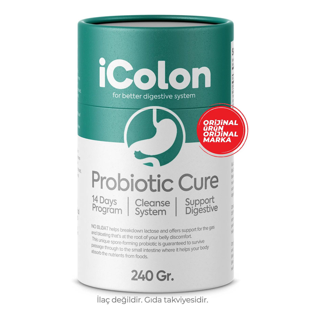 Black Natural Icolon Probiotic Cure- Icolon Bağırsak Kürü