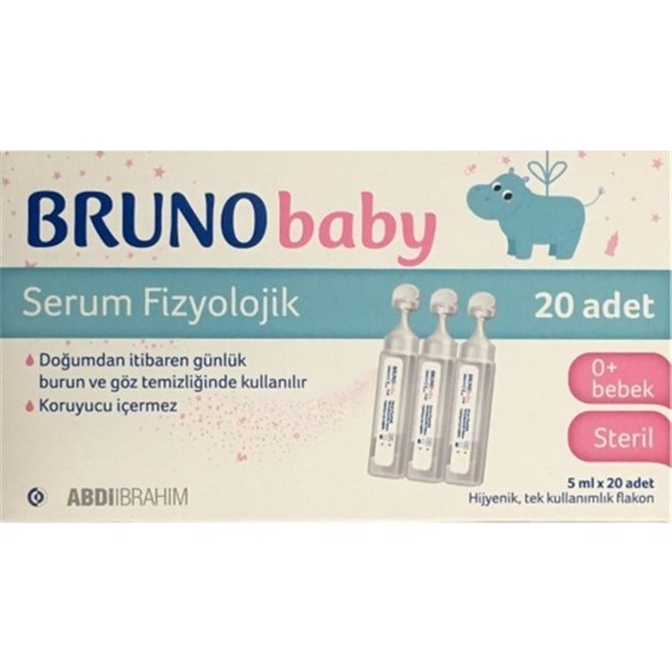 Bruno Serum Fizyolojik 5 ml x 20 Flakon