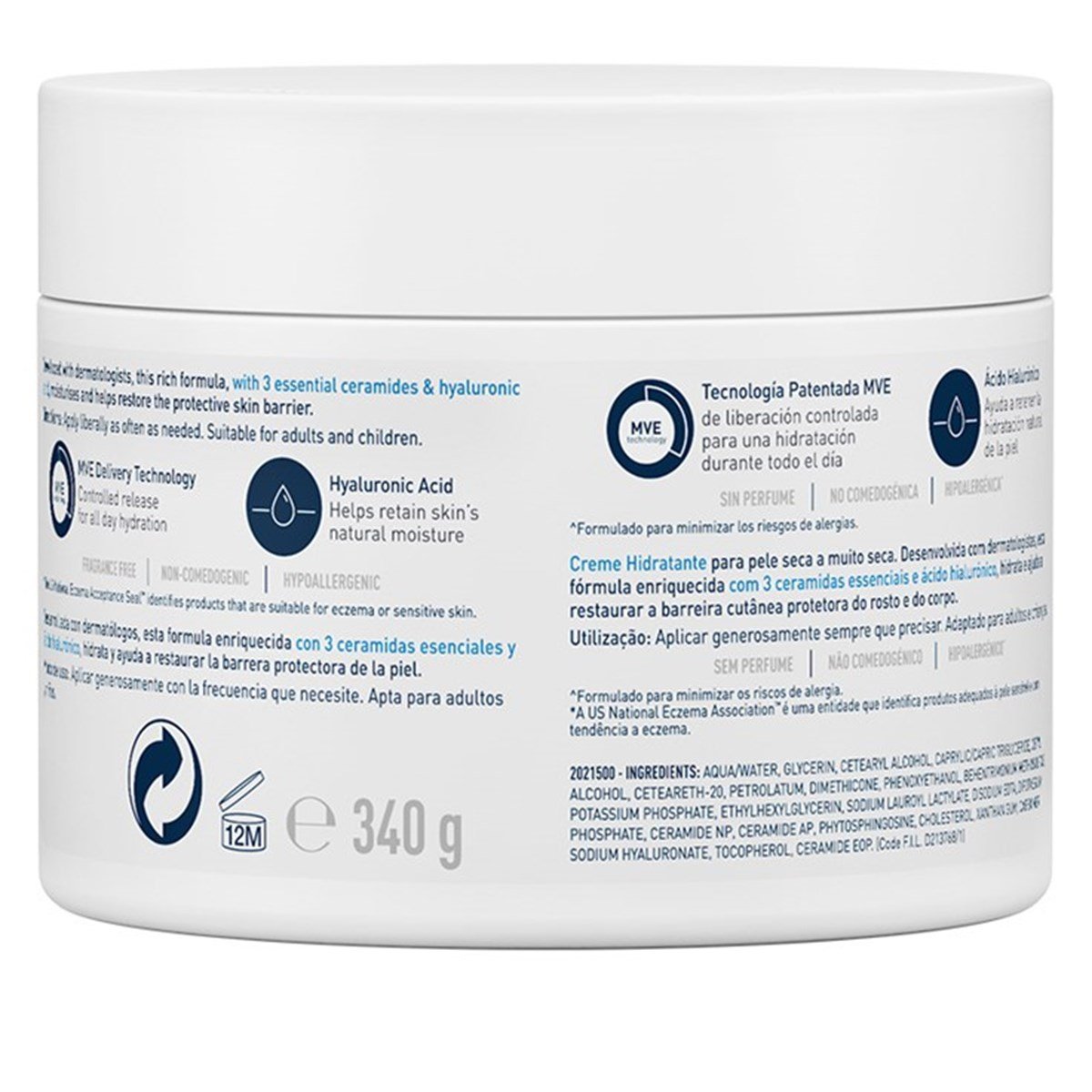 CeraVe Nemlendirici Krem 340 gr