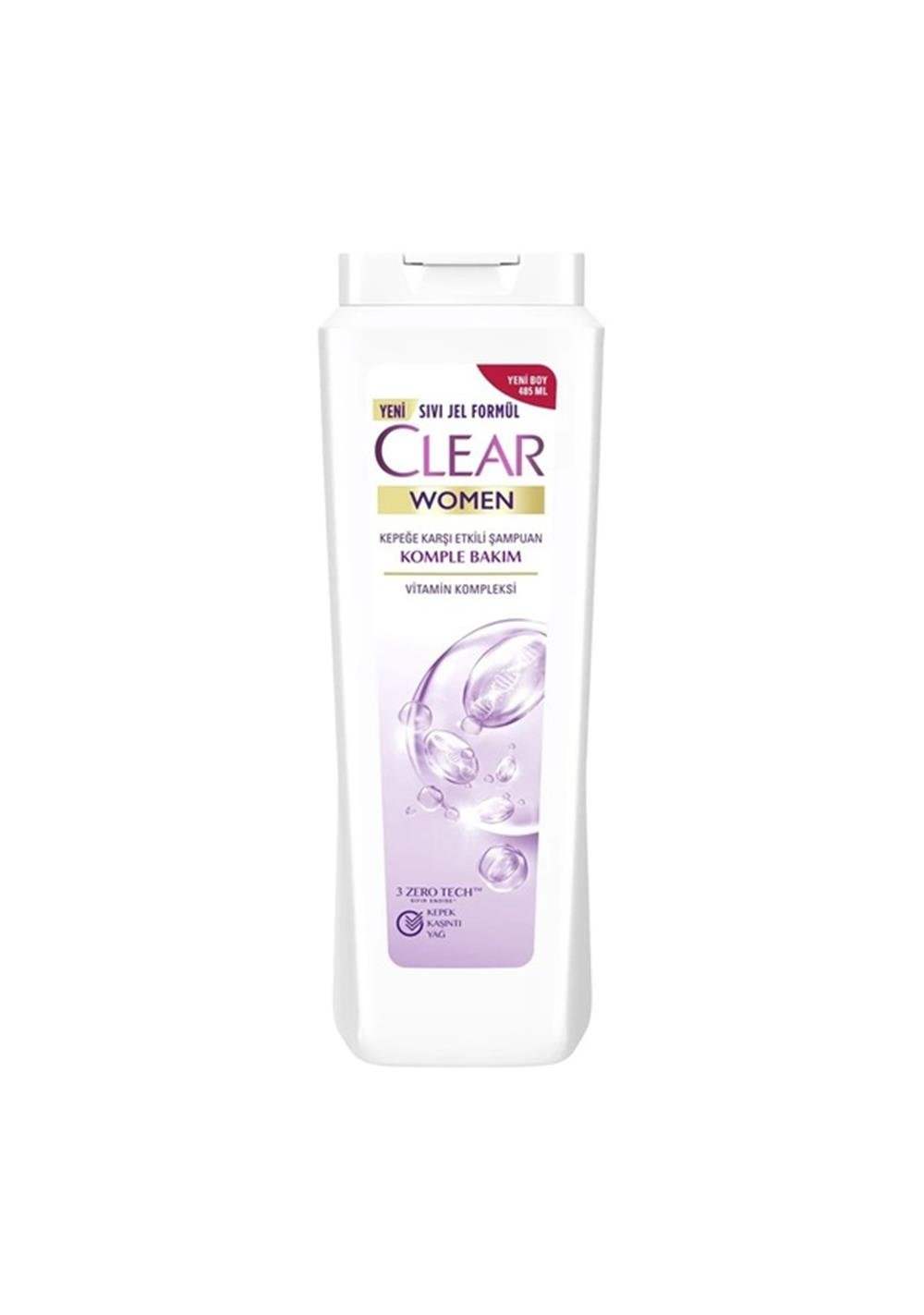 Clear Kepeğe Karşı Etkili Komple Bakım Besleyici Şampuan 485 ml