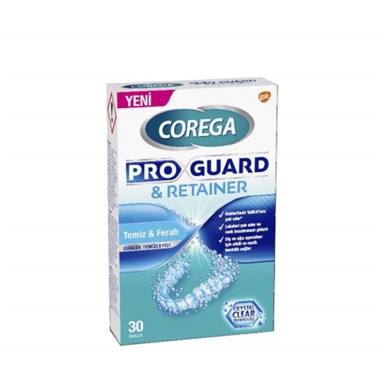 Corega Proguard & Retainer Temizleyici 30 Tablet