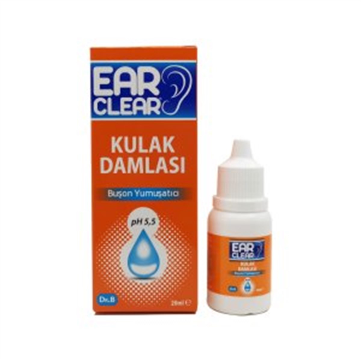 Ear Clear Dış Kulak Temizleme Solüsyonu (Buşon Yumuşatıcı) 20 ml