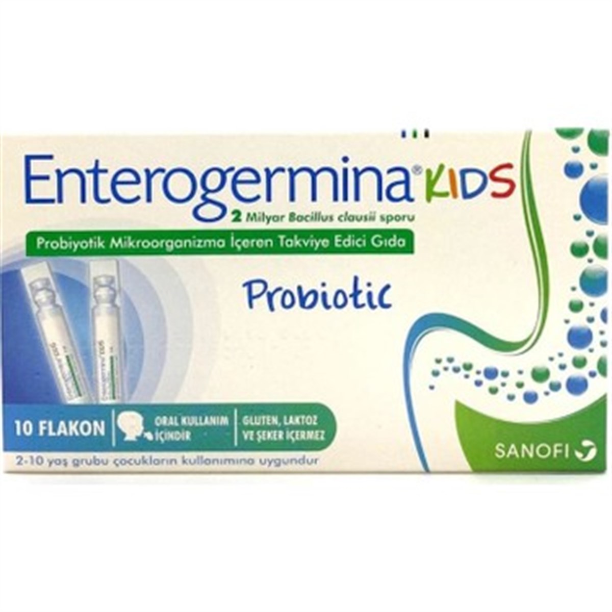 Enterogermina 2-10 Yaş 5 ml × 10 Flakon