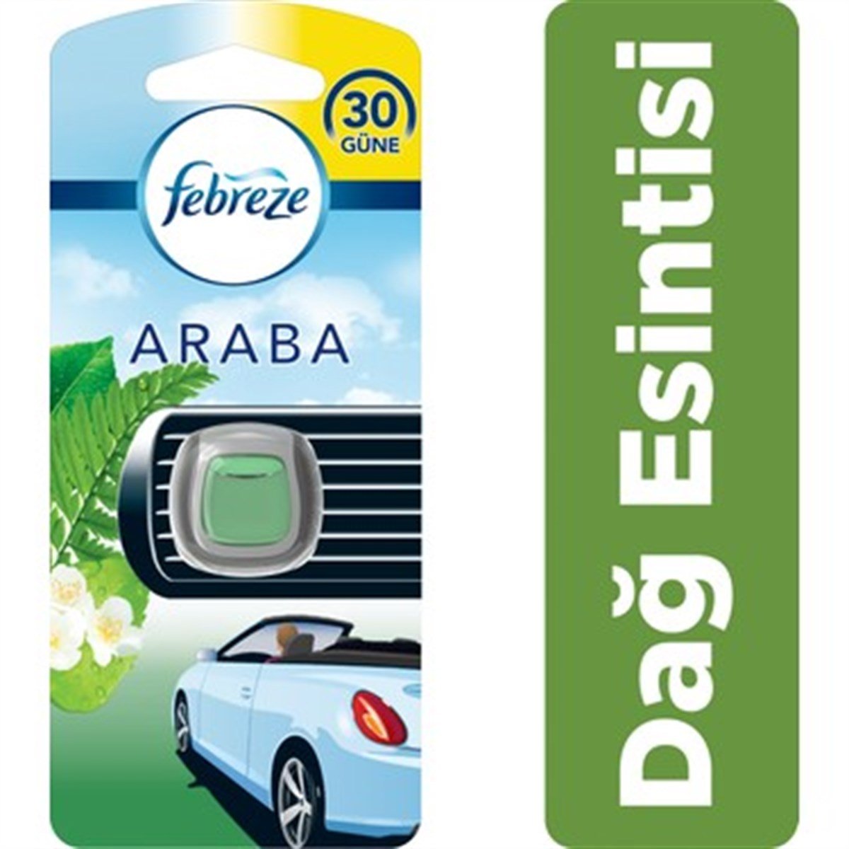 Febreze Hava Ferahlatıcı 2 ml Araba Kokusu Dağ Esintisi