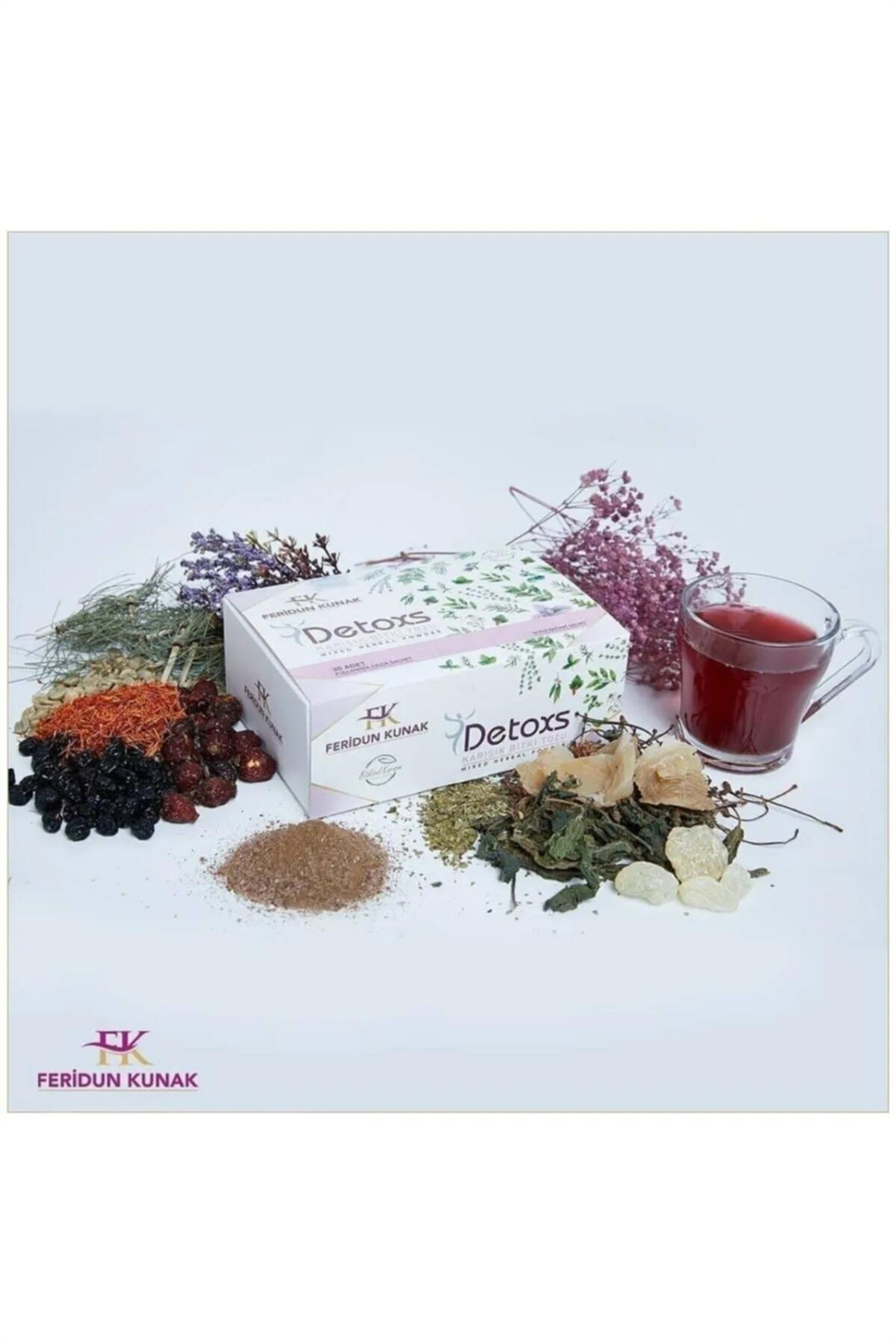 Feridun Kunak Detox Karışık Bitki Tozu 30 Saşe 3 ADET