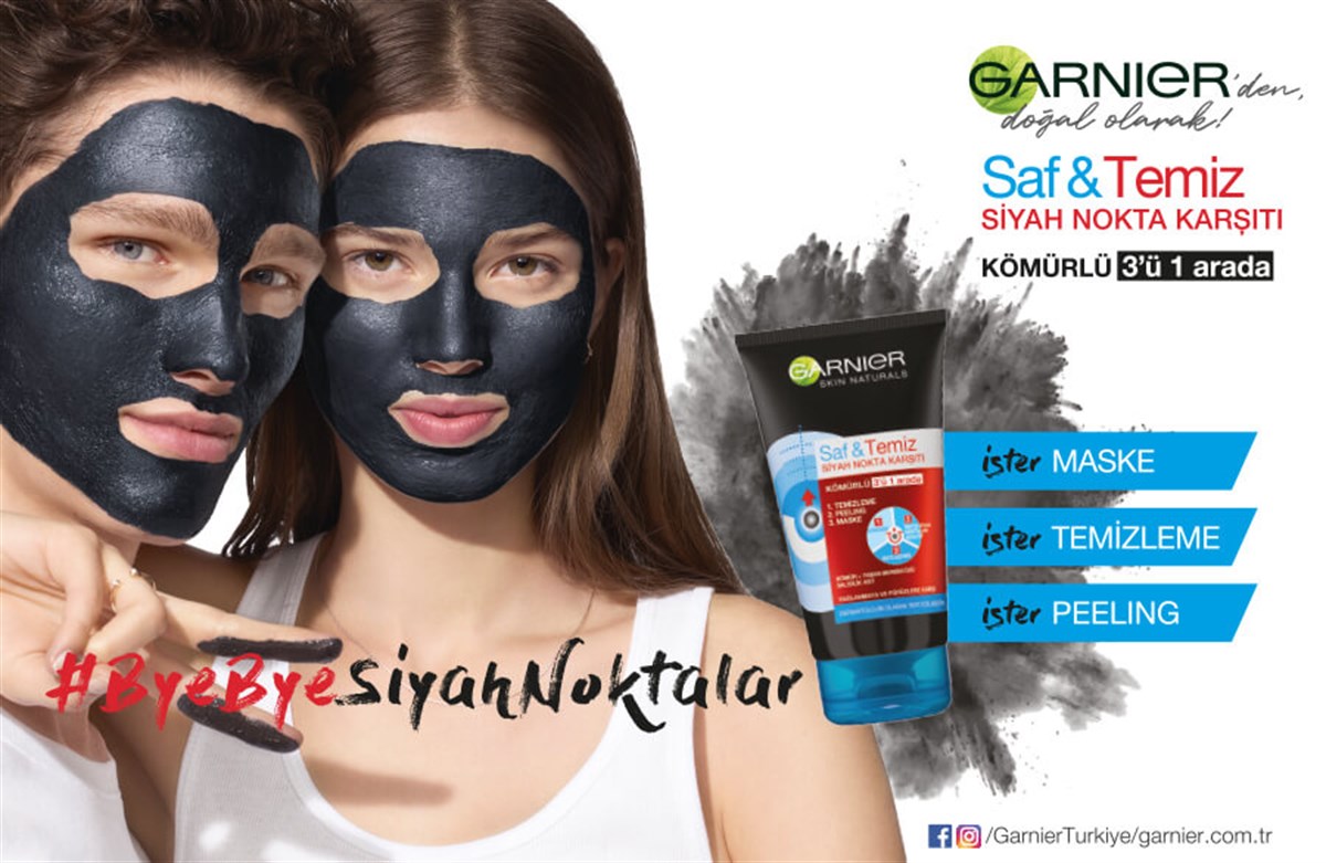Garnier Saf Temiz Kömürlü 3ü 1 Arada 150ml
