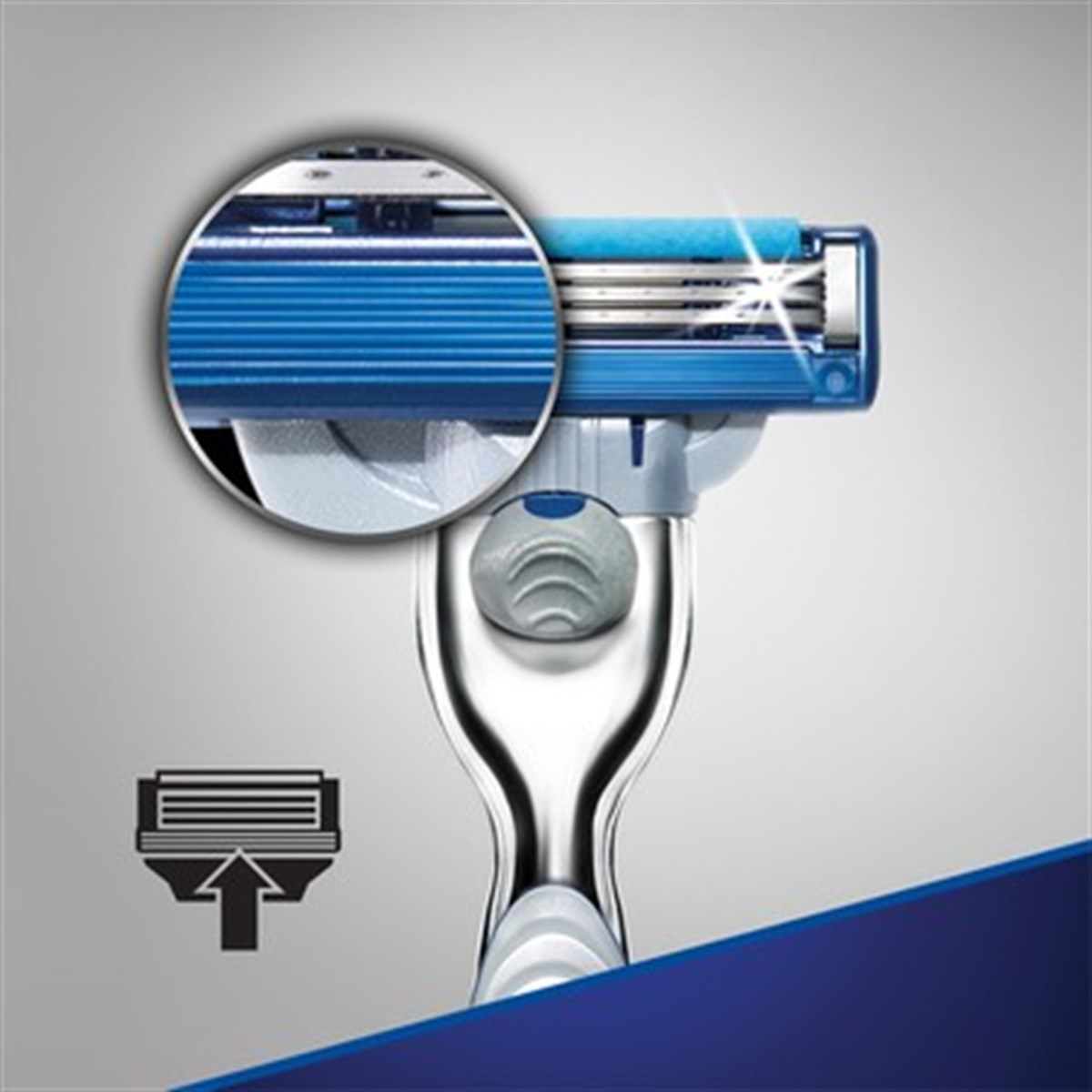 Gillette Mach3 Turbo Tıraş Makinesi + 1 Yedek Bıçak