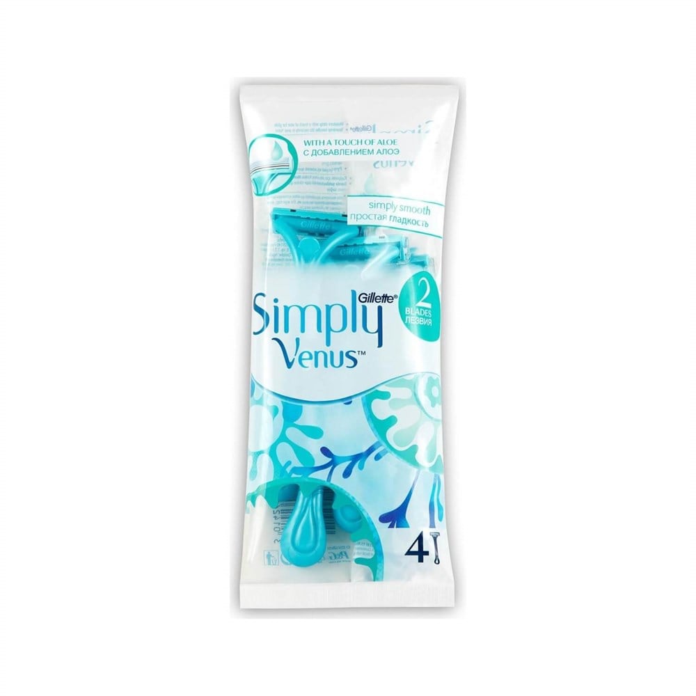 Gillette Venus Simply Mavi 4 Adet