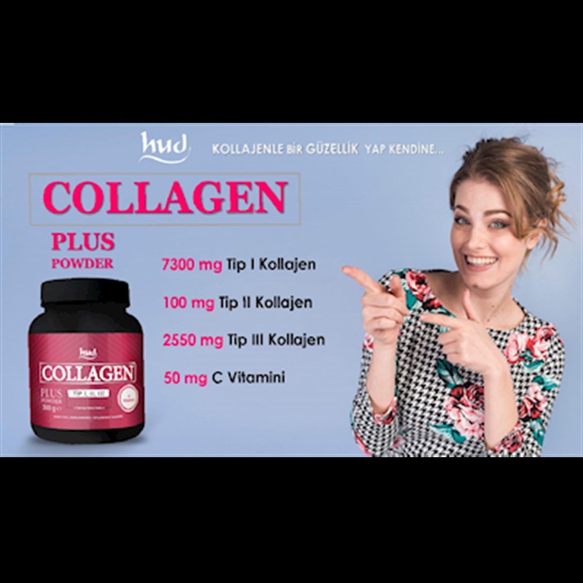 Hud Collagen Plus Powder 300 gr