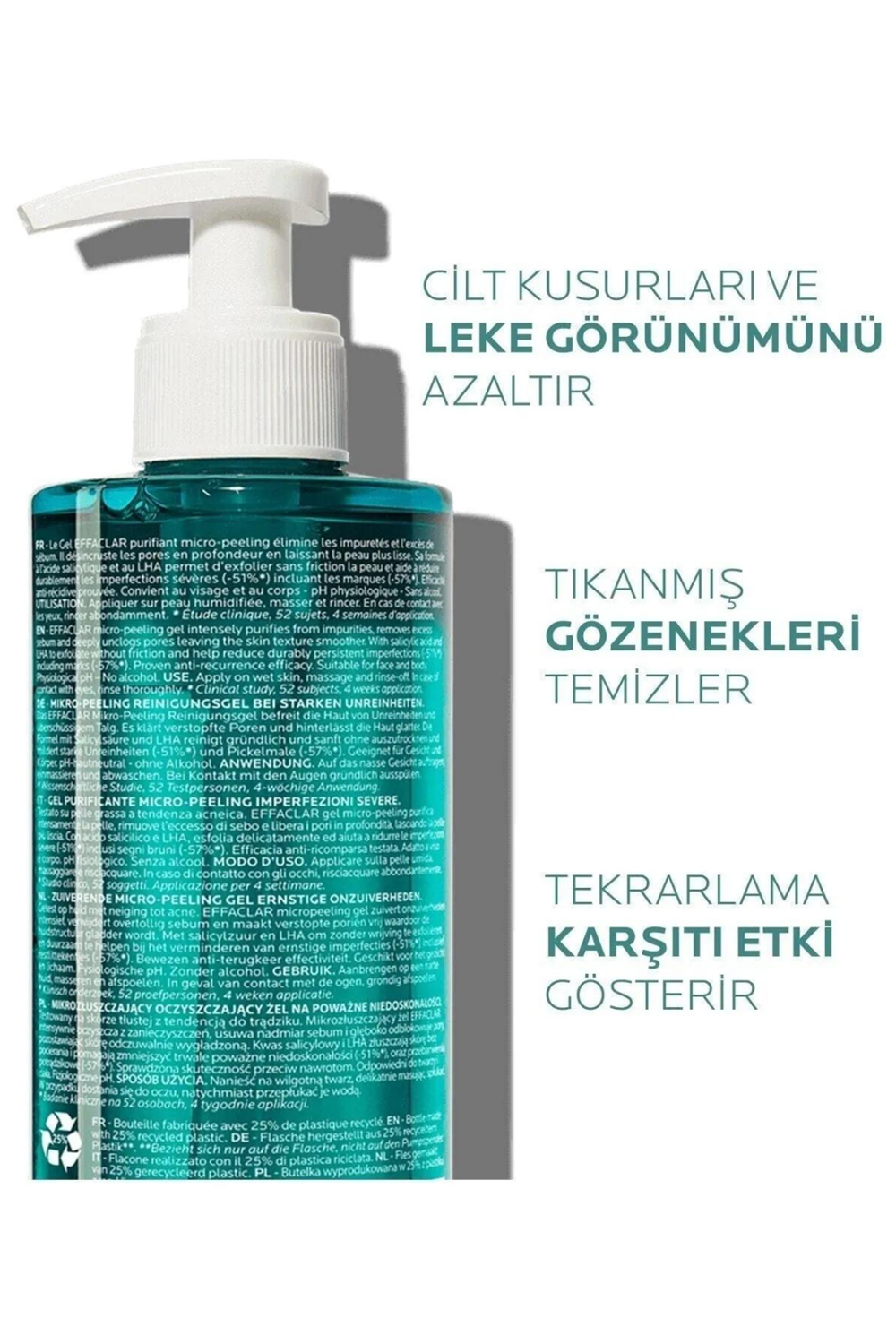 La Roche Posay Effaclar Mikro Peeling Jel 400 ml