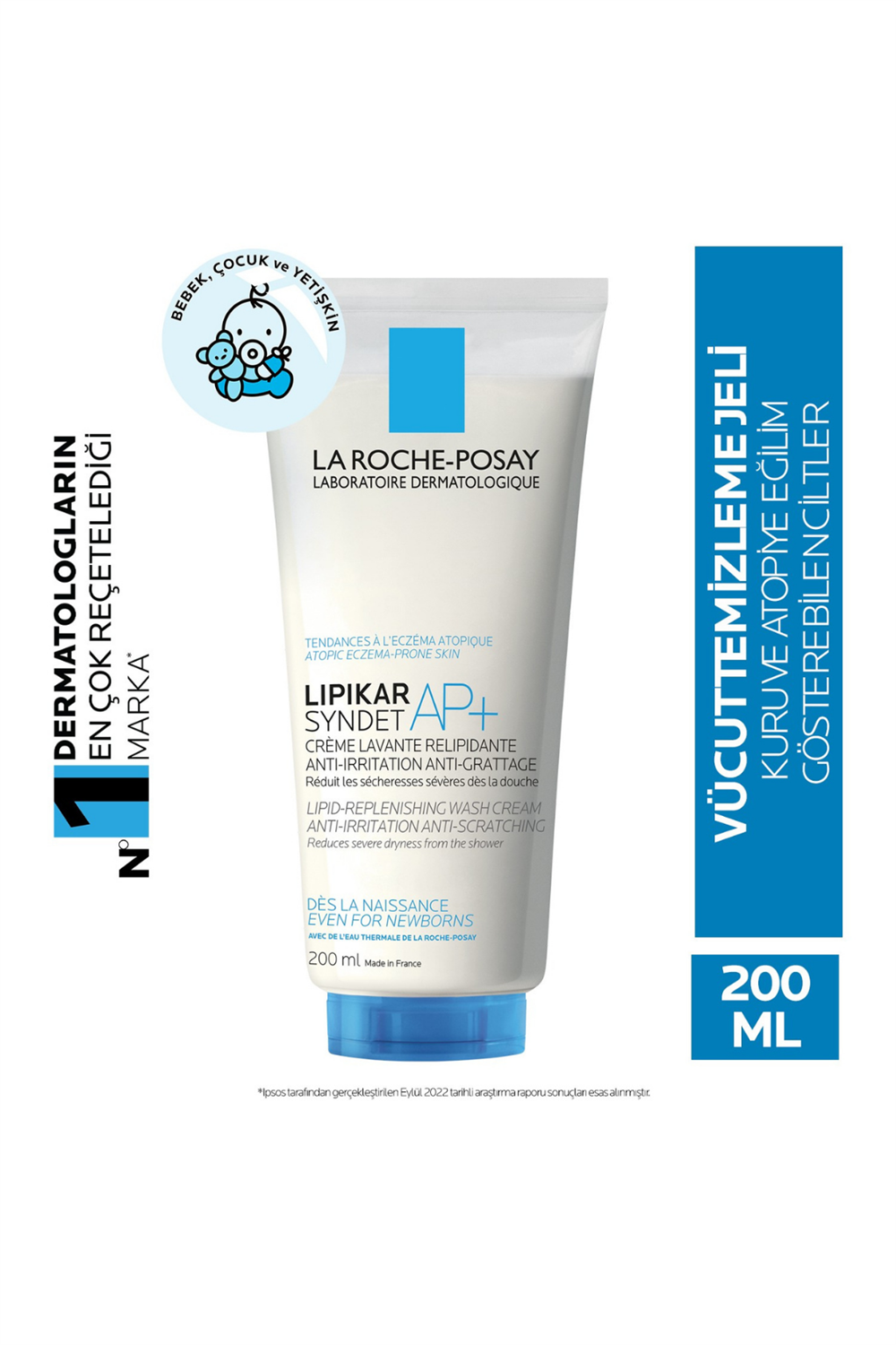 La Roche Posay Lipikar Syndet Ap+ Jel 200 ml