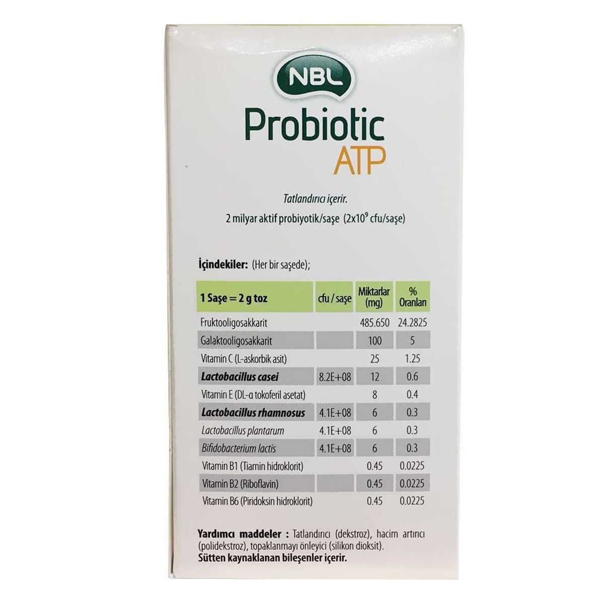Nbl Probiotic Atp 20 Şase