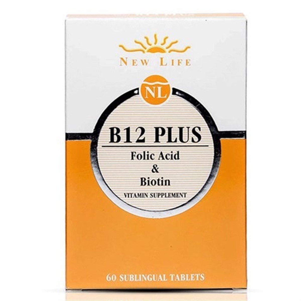 New Life B12 Plus Folik Asit ve Biotin İçeren Takviye Edici 60 Kapsül
