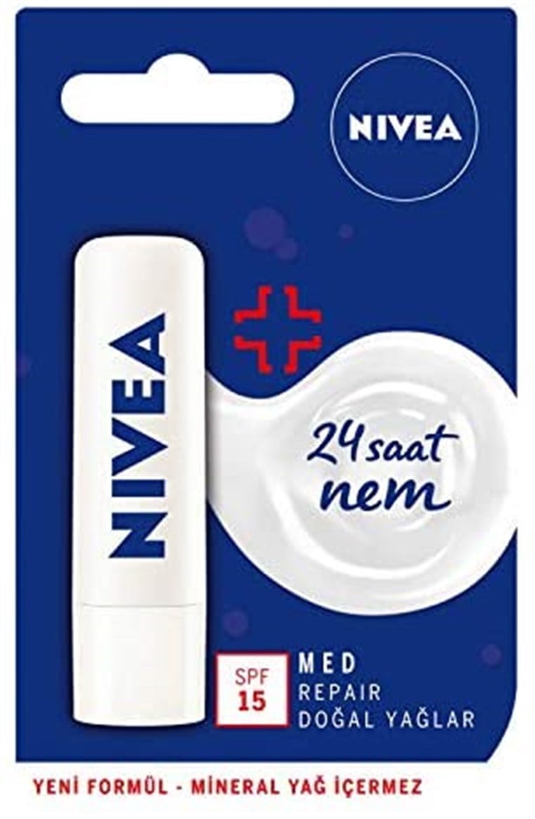 Nivea Lip Stick Med Repair SPF15 24 Saat Nem