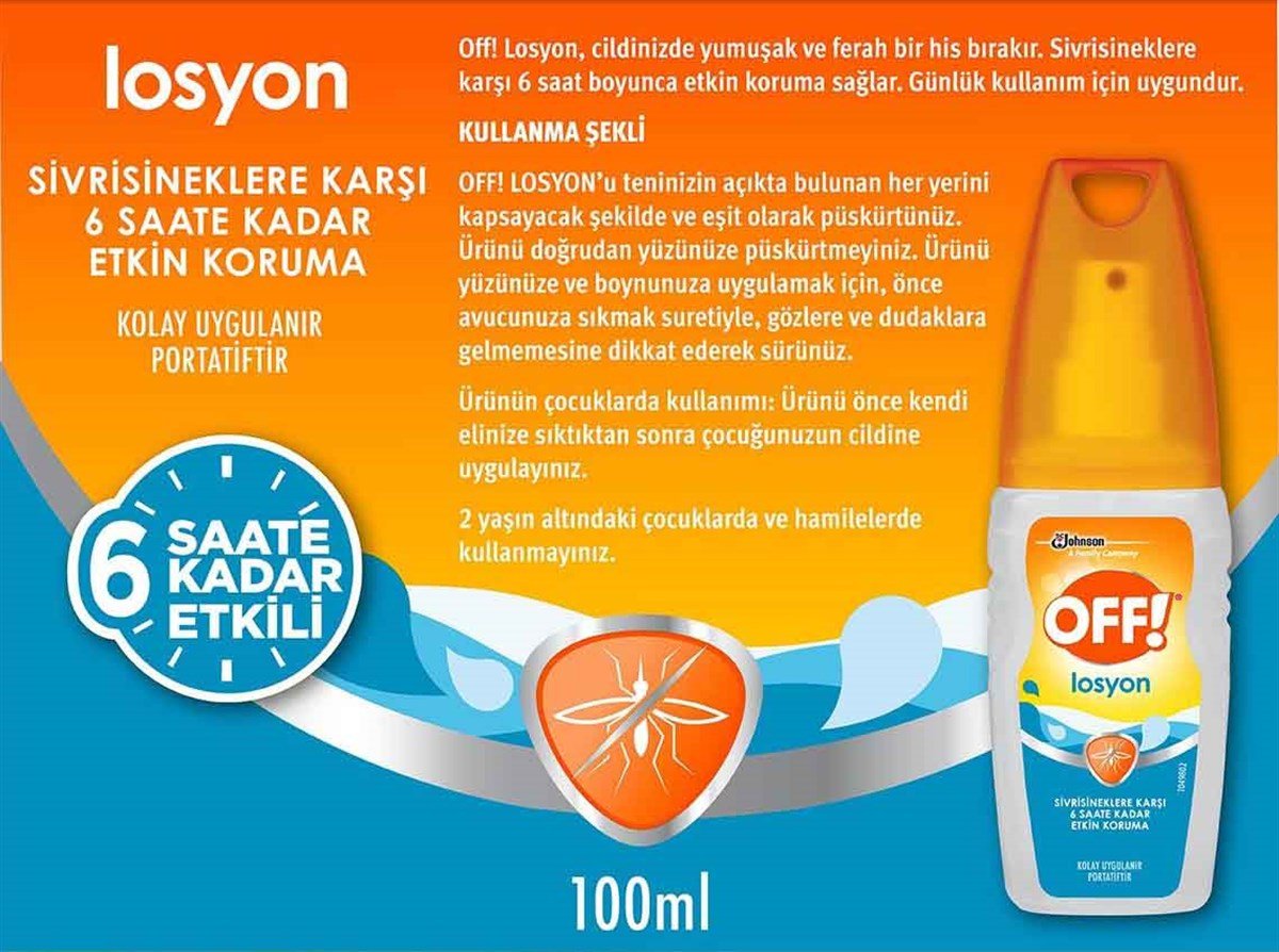 Off Sinek Kovar Losyon 100 ml