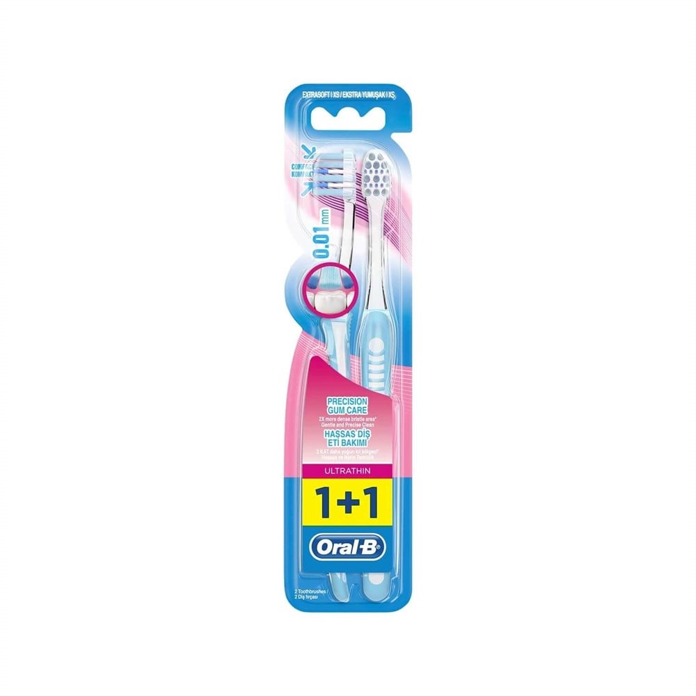 Oral B Diş Fırçası Sensi Clean Diş Eti Bakımı Extra Yumuşak 1+1 