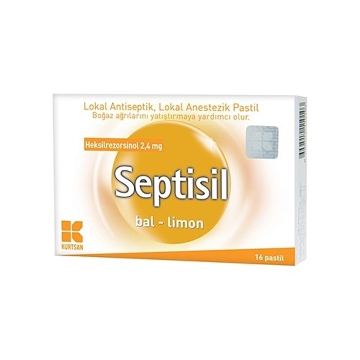 Septisil Bal - Limon 16 Pastil