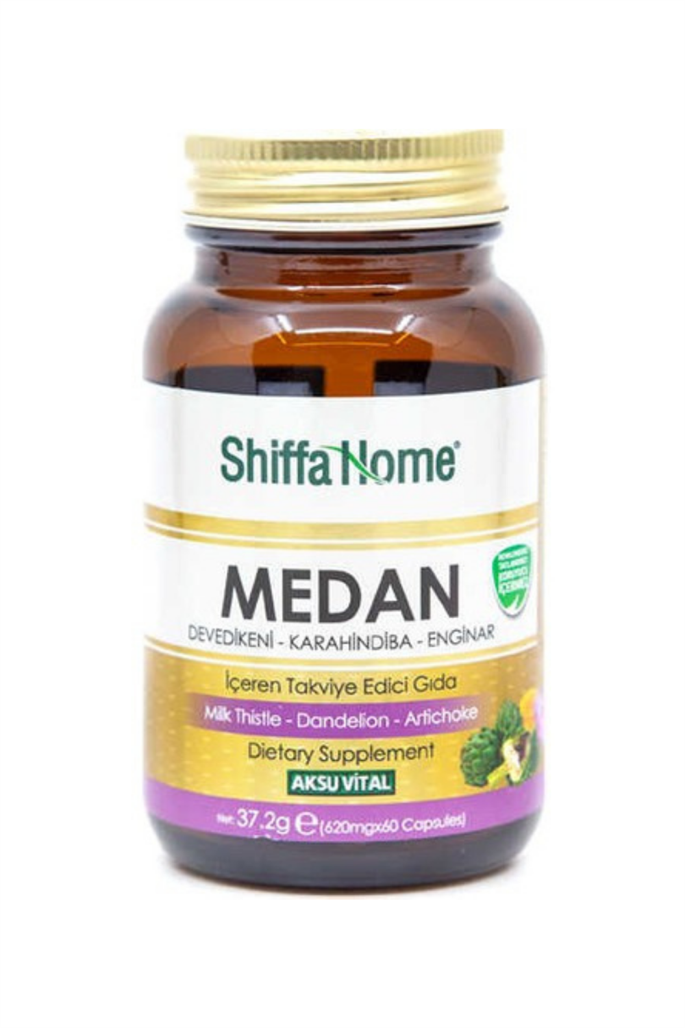 Shiffa Home Medan Deve Dikeni & Karahindiba & Enginar 60 Kapsül
