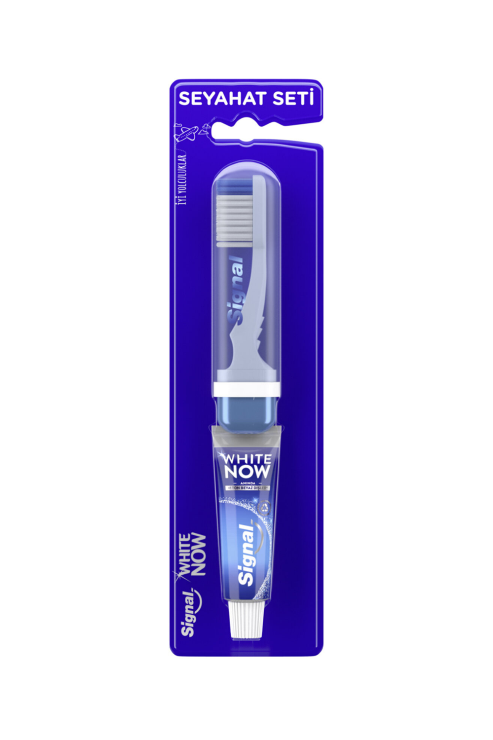 Signal White Now Seyahat Seti - Diş Macunu 16ml + Diş Fırçası