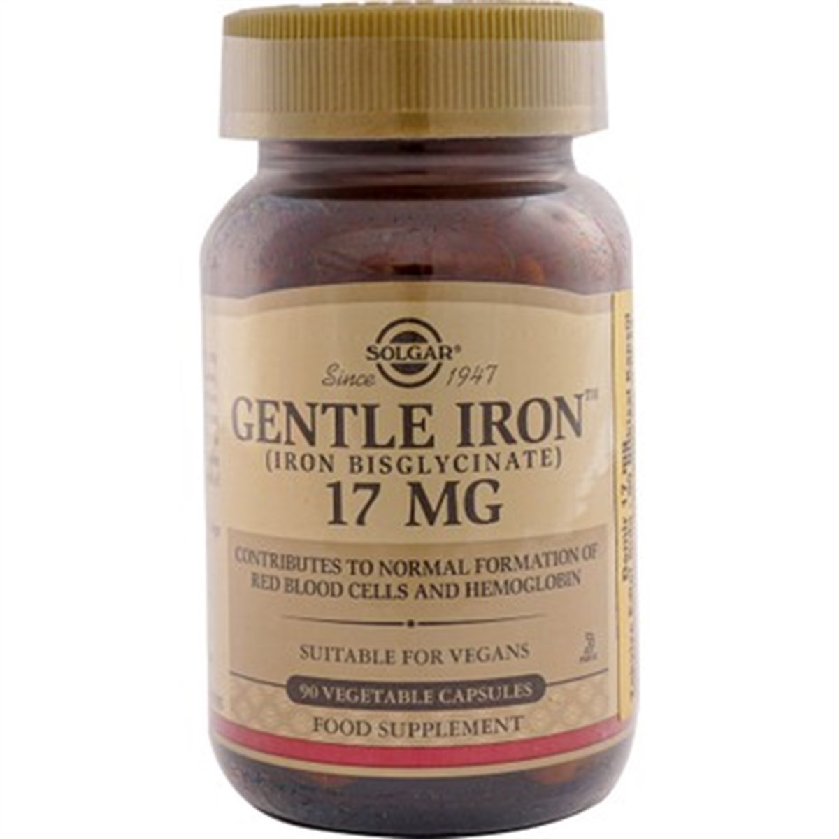 Solgar Gentle Iron 17 mg 90 Kapsül