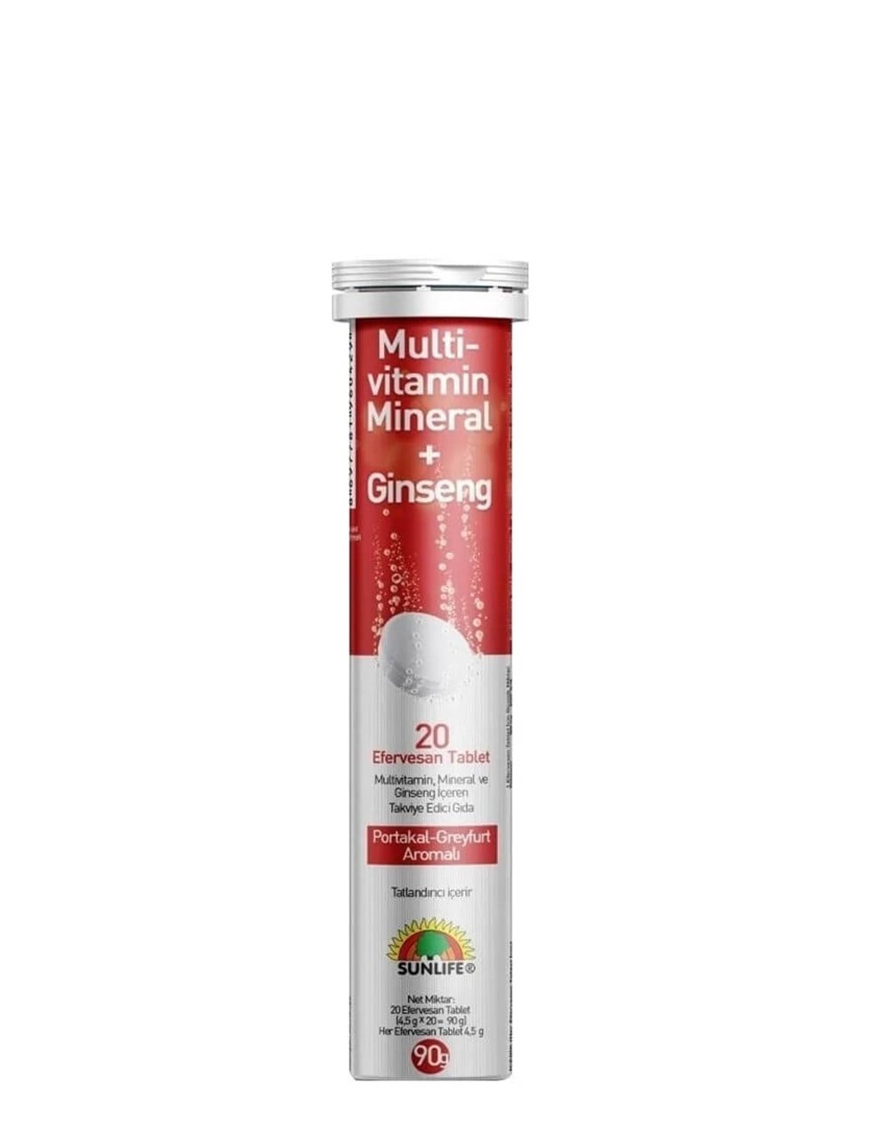 Sunlife Multivitamin Mineral Ginseng 20 Efervesan Tablet