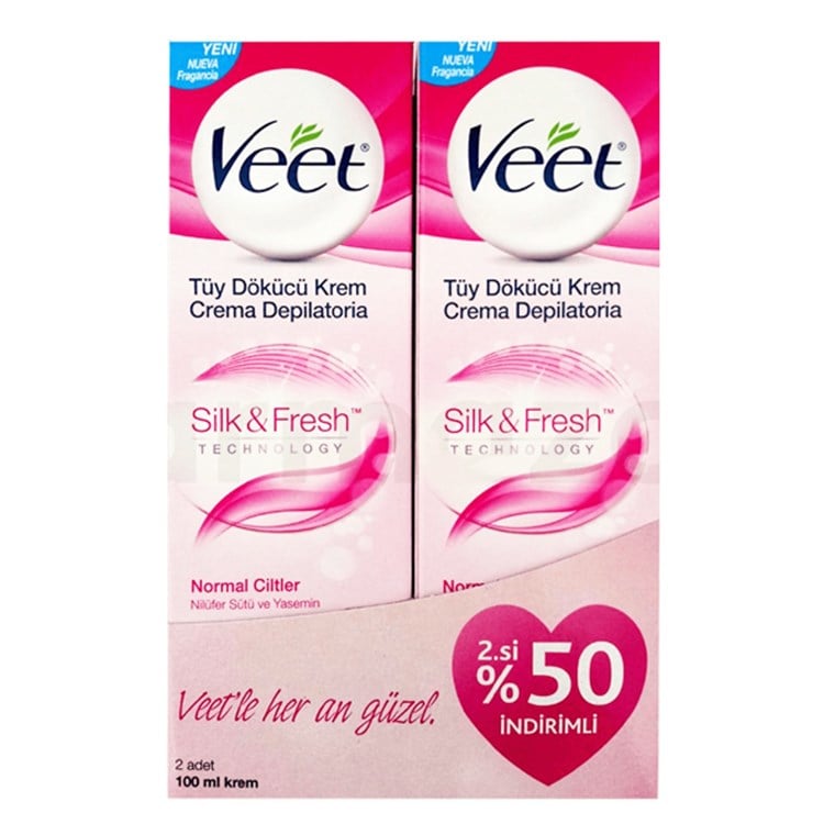 Veet Tüy Dökücü Krem Normal Ciltler 100 ml (İkincisi %50 İndirimli)