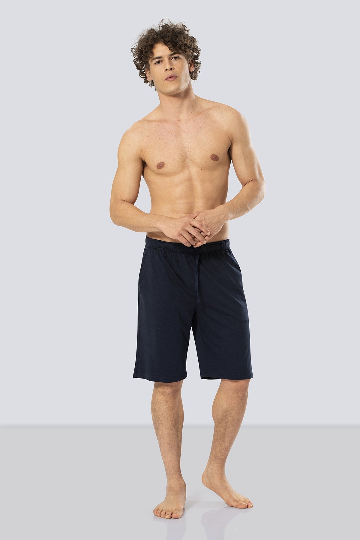 TermallerCacharel 2172 Modal Erkek Bermuda Tek Alt  - Lacivert