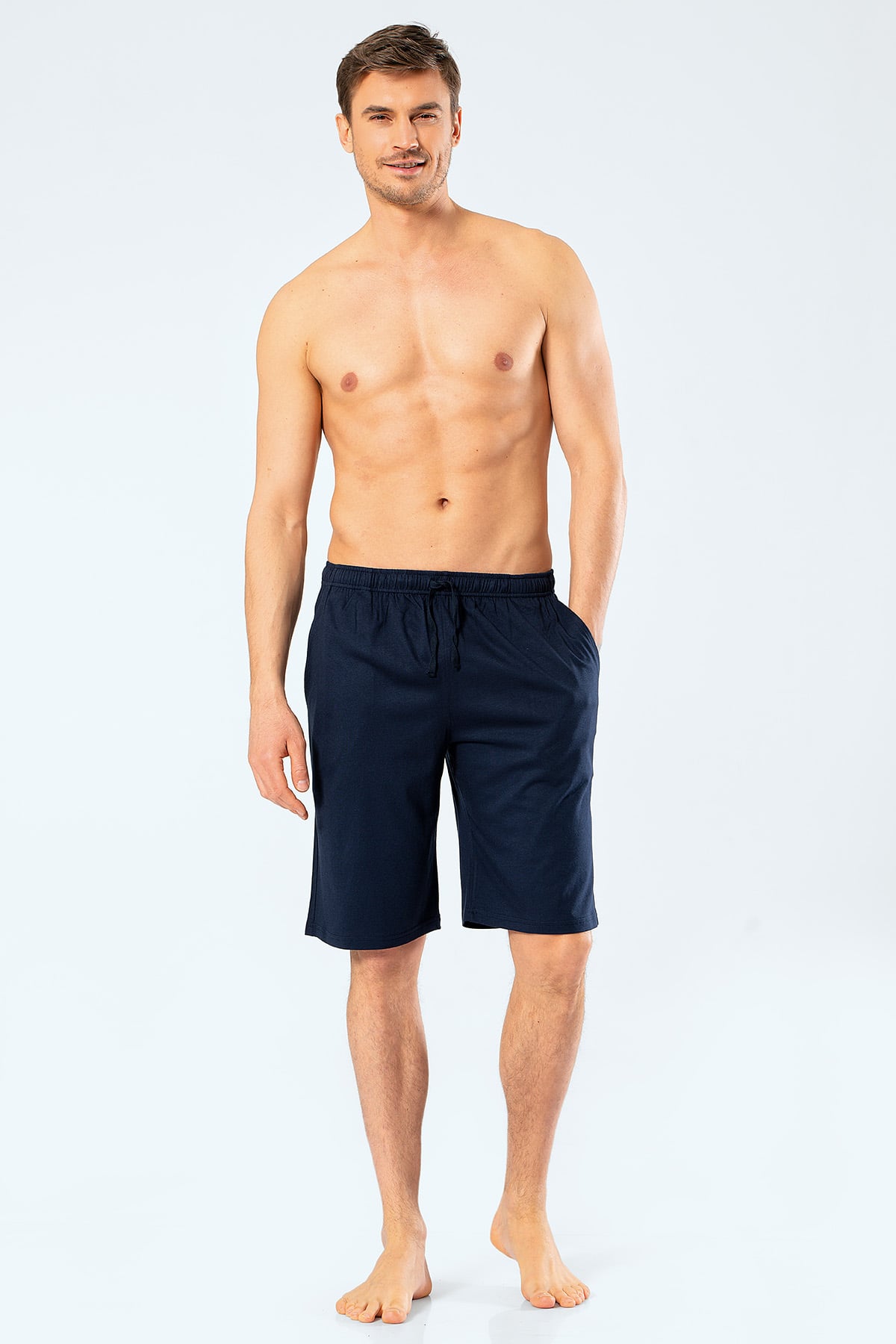 TermallerCacharel 2172 Modal Erkek Bermuda Tek Alt  - Lacivert