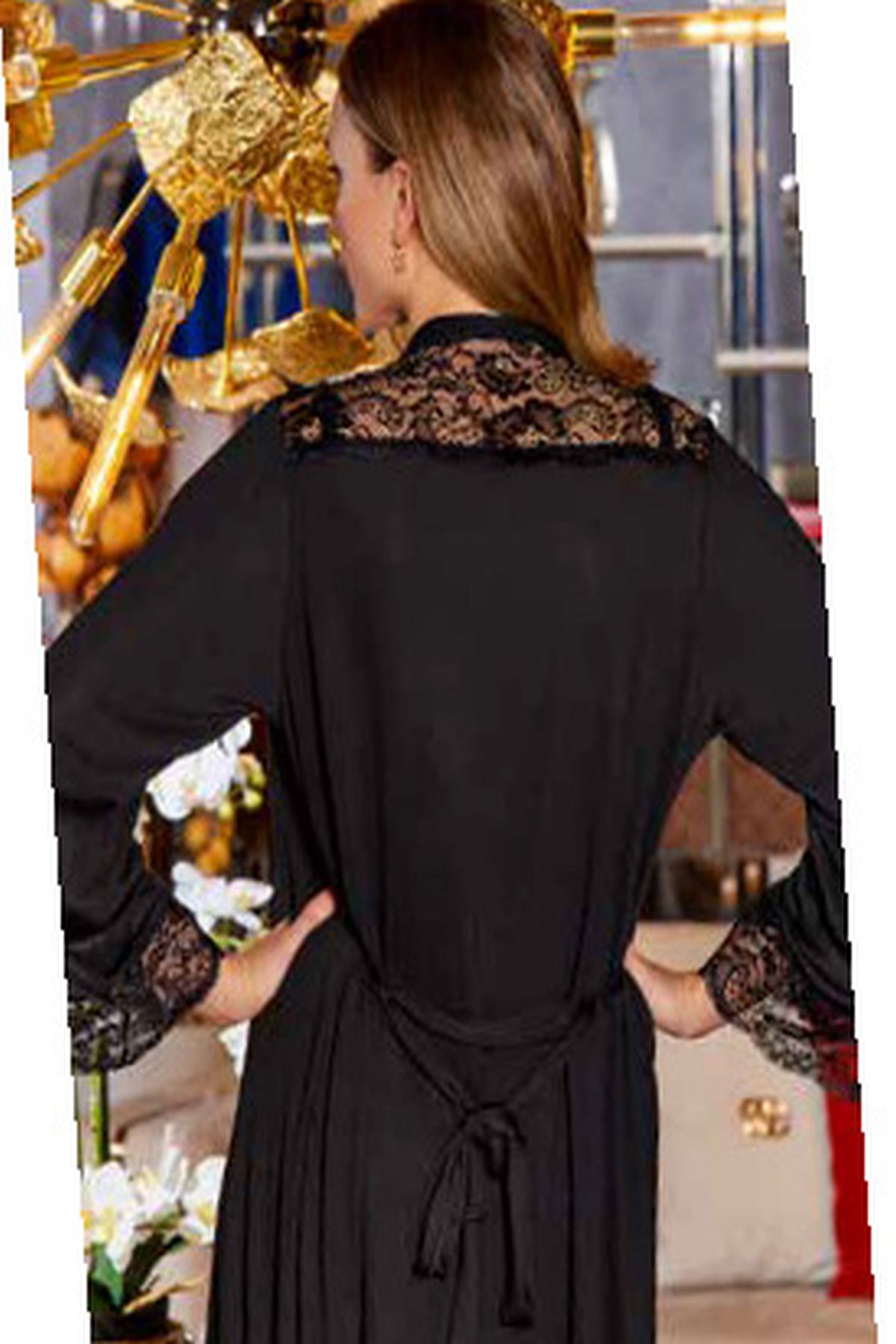 Penye Altılı SetlerÇeyizlik Dantelli Penye 6'lı Set