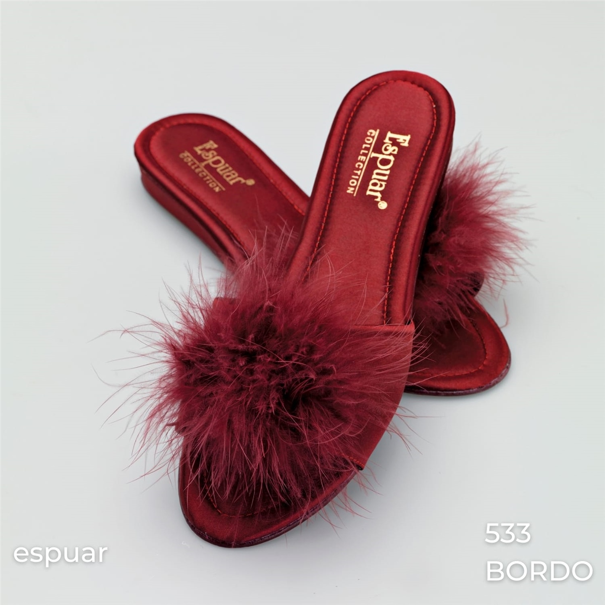 Espuar 533 Kadın Terlik - Bordo
