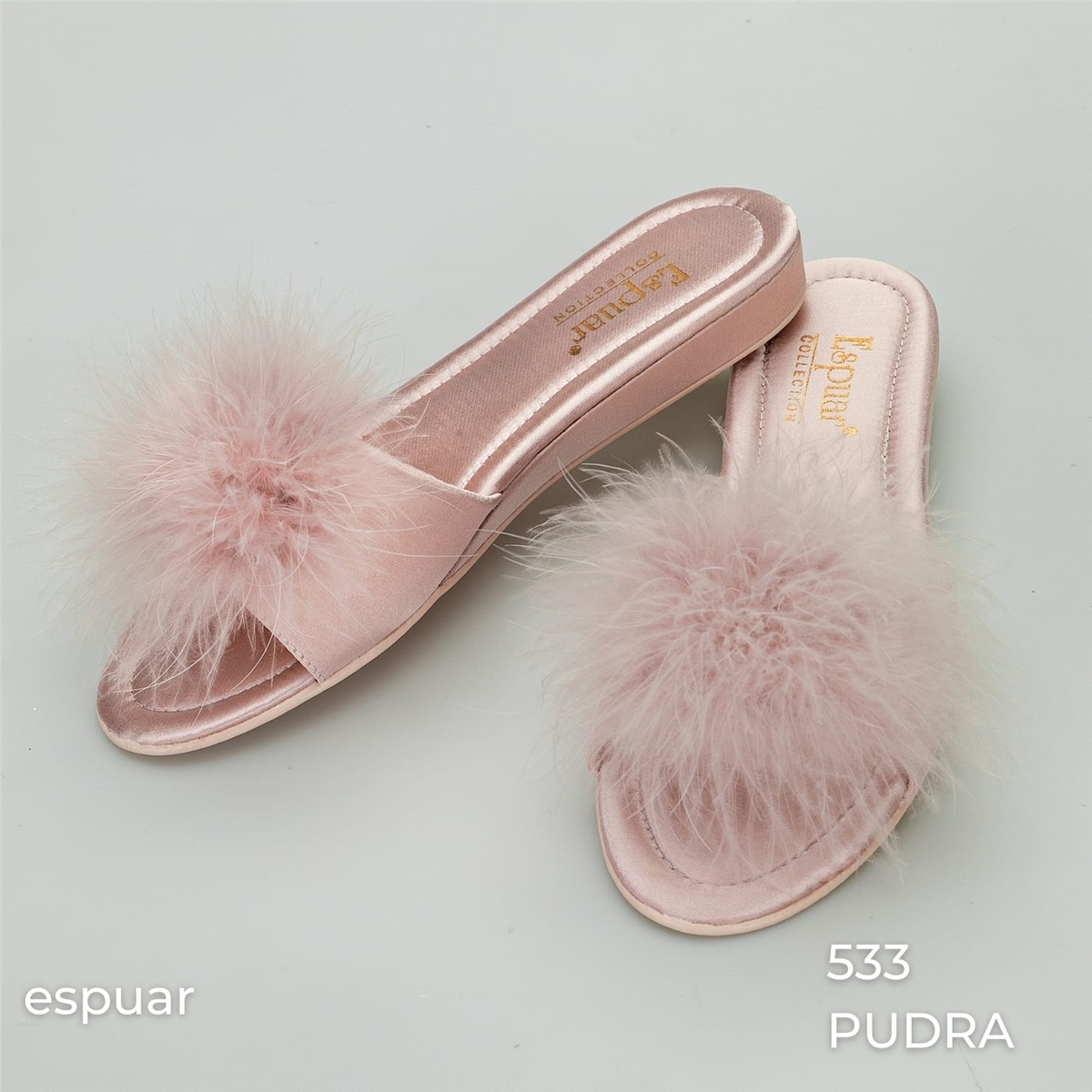 Espuar 533 Kadın Terlik - Pudra