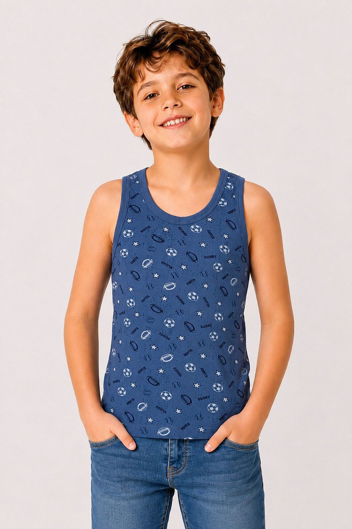 AtletlerHG8757575850039 Pijamapazarı.com'da. Uygun fiyat seçenekleri ile sipariş verebilirsiniz.İlke 311 Erkek Çocuk 6'lı Desenli Atlet-Desenli