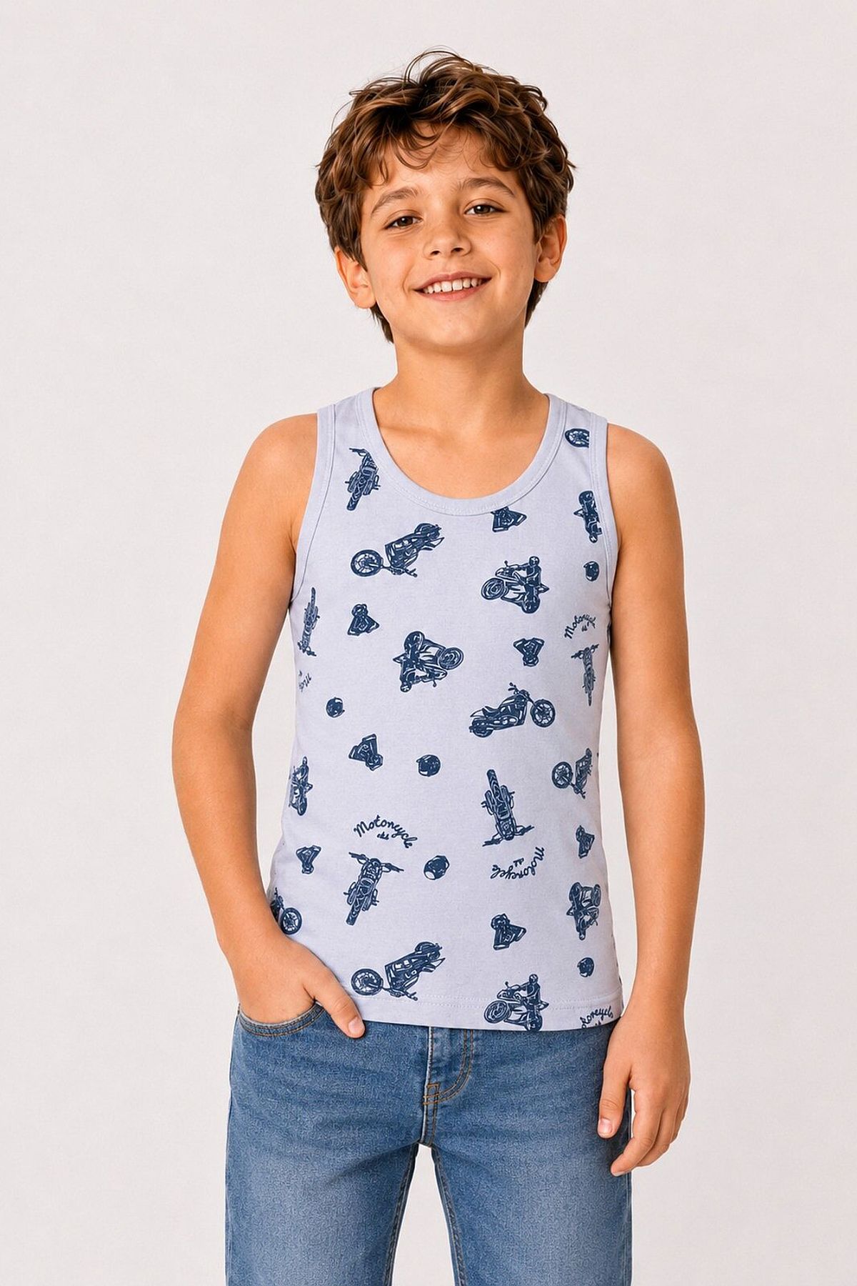 AtletlerHG8757575850039 Pijamapazarı.com'da. Uygun fiyat seçenekleri ile sipariş verebilirsiniz.İlke 311 Erkek Çocuk 6'lı Desenli Atlet-Desenli