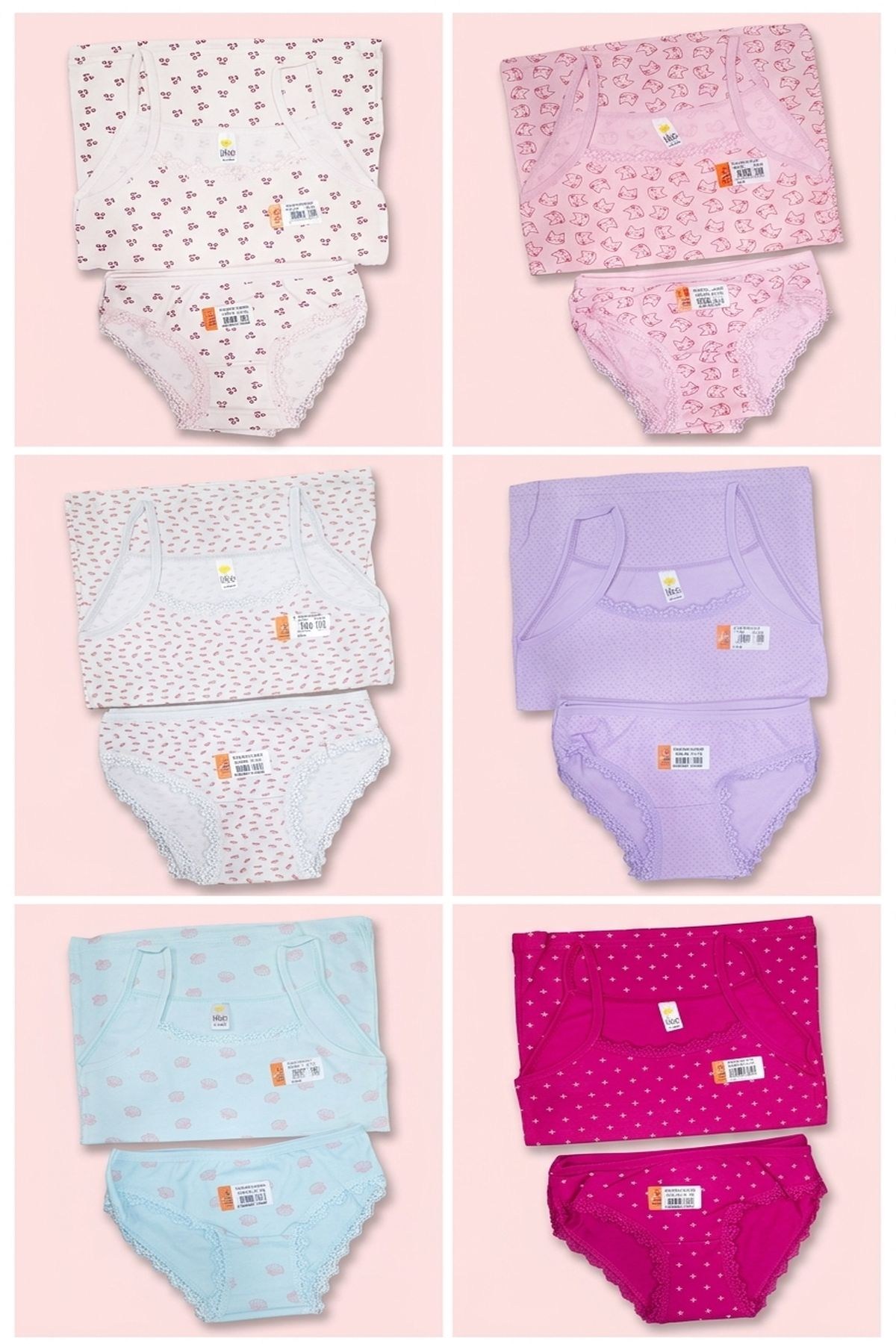 AtletlerHG8757575850044 Pijamapazarı.com'da. Uygun fiyat seçenekleri ile sipariş verebilirsiniz.İlke 313316 Kız Çocuk 12'li Atlet Külot Takım-Desenli