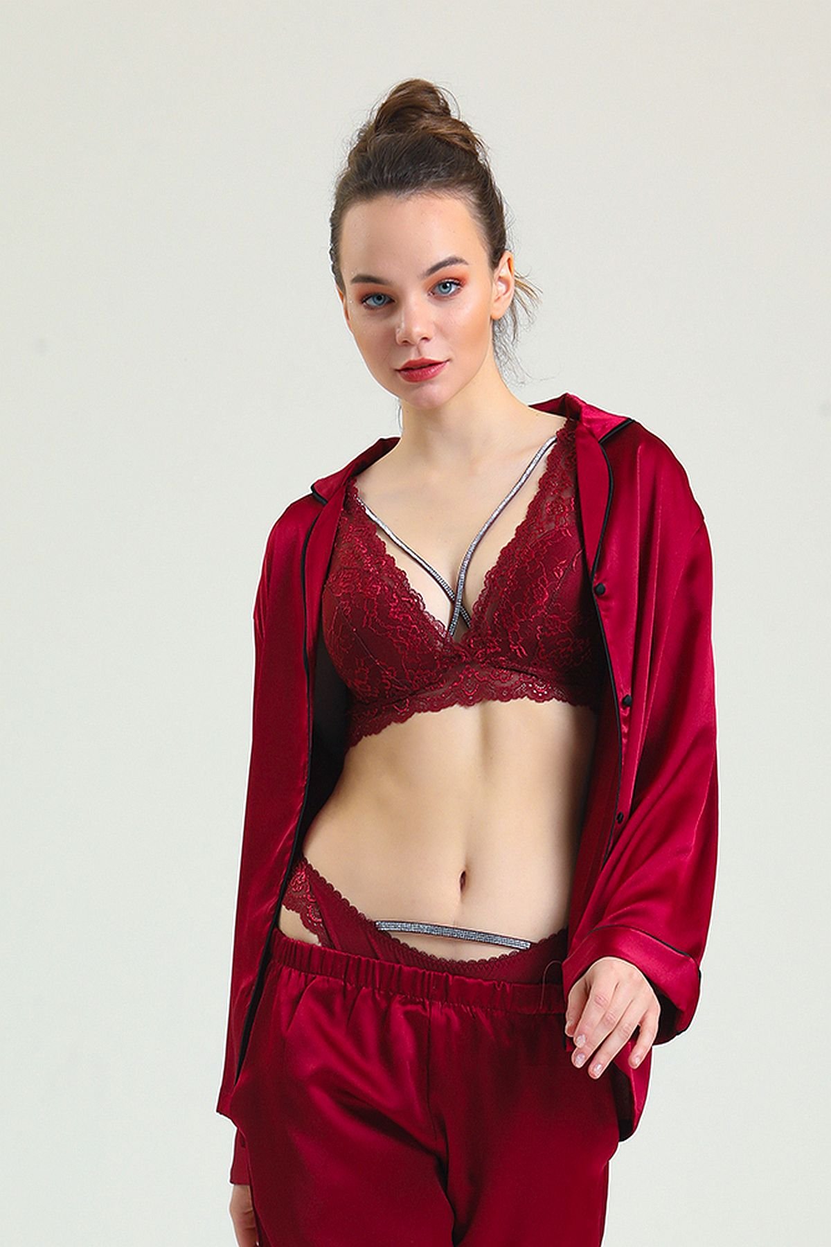 SütyenlerMagic Form 1475 Kadın Taşlı Dantelli Bralet Sütyen-Bordo | Pijamapazari.comMagic Form 1475 Kadın Taşlı Dantelli Bralet Sütyen-Bordo