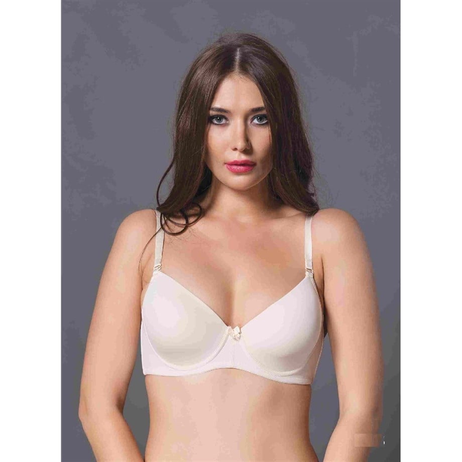 Magic Form 3045 İnce Süngerli Düz Kumaşlı Sütyen - EkruSütyenlerMagic Form