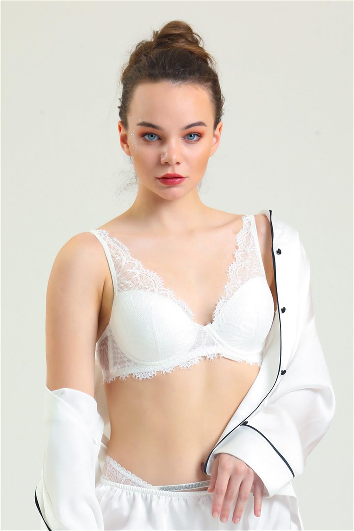 SütyenlerMagic Form 3685 Kadın İnce Dantelli Süngerli Sütyen-Ekru | Pijamapazari.comMagic Form 3685 Kadın İnce Dantelli Süngerli Sütyen-Ekru