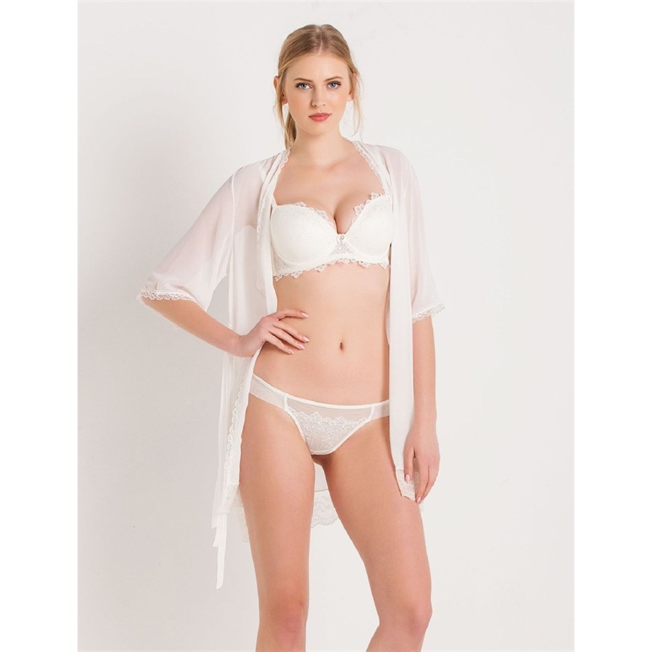 Magic Form 4592 Brode Dantelli Süngerli Sütyen - EkruSütyenlerMagic Form