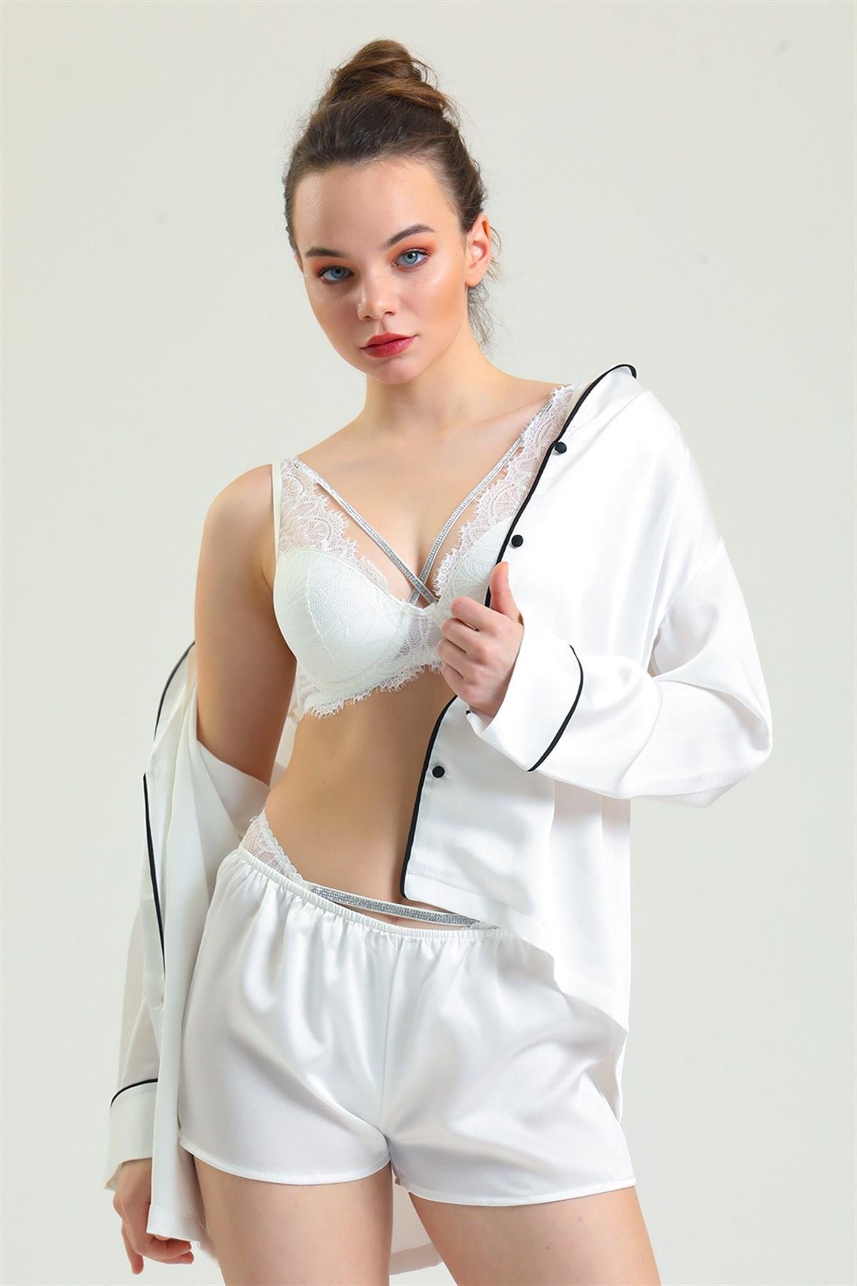 SütyenlerMagic Form 4686 KadınTaşlı Dantelli Sütyen-Ekru | Pijamapazari.comMagic Form 4686 KadınTaşlı Dantelli Sütyen-Ekru