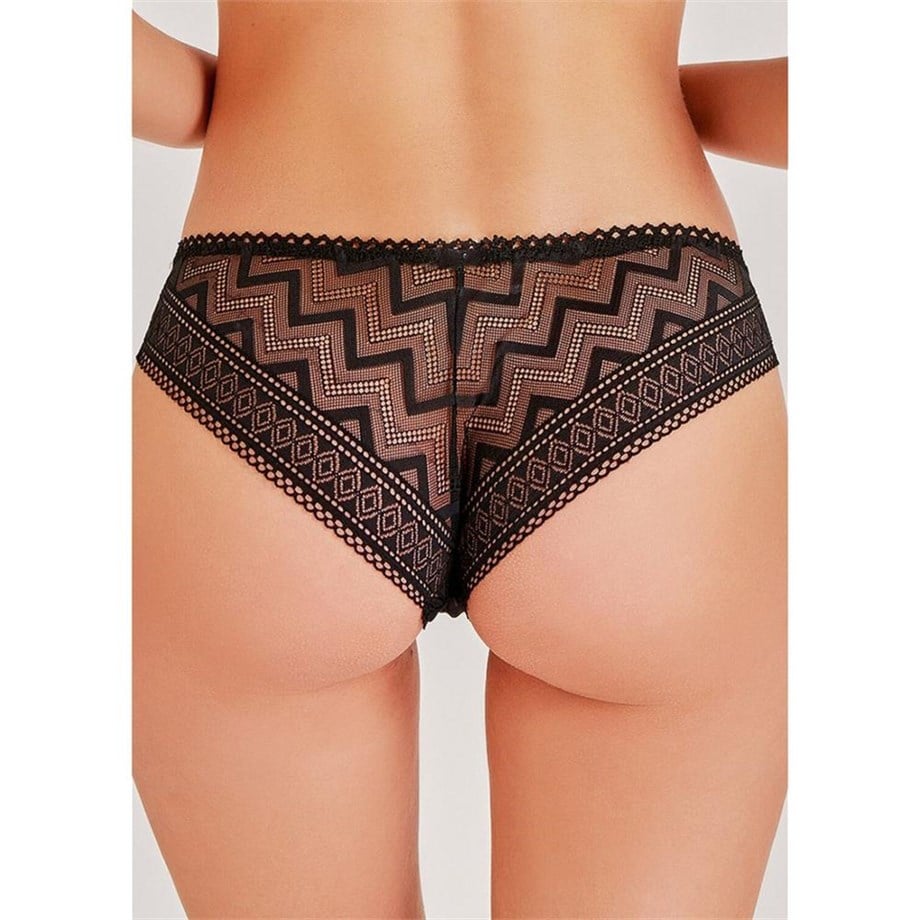 Magic Form 548 Zigzag Dantelli Normal Külot - SiyahKülotlarMagic Form