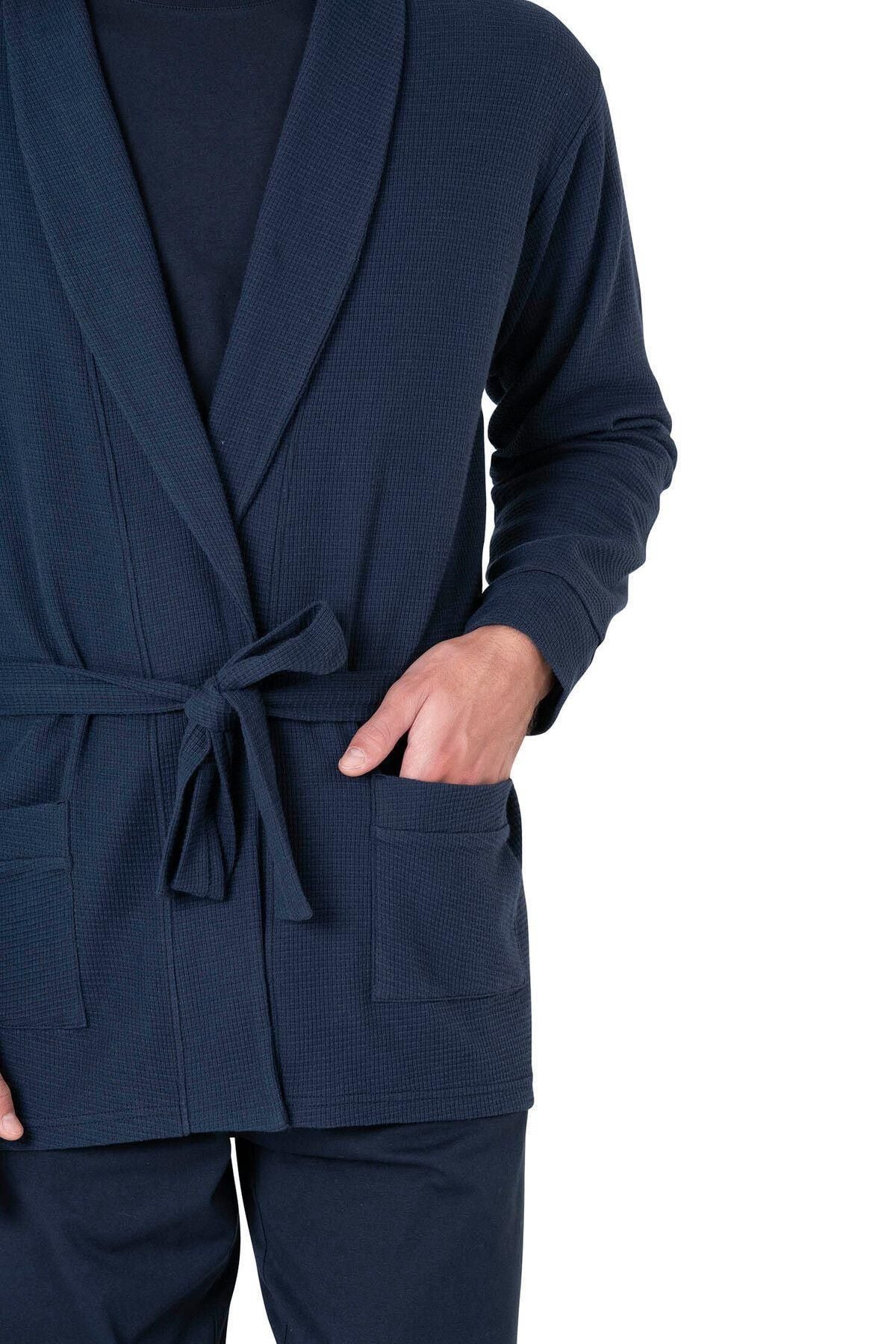 Ropdöşambır TakımlarPierre Cardin 5640 Erkek Triko Sabahlıklı 5'li Pijama Takım-Lacivert | Pijamapazari.comPierre Cardin 5640 Erkek Triko Sabahlıklı 5'li Pijama Takım-Lacivert