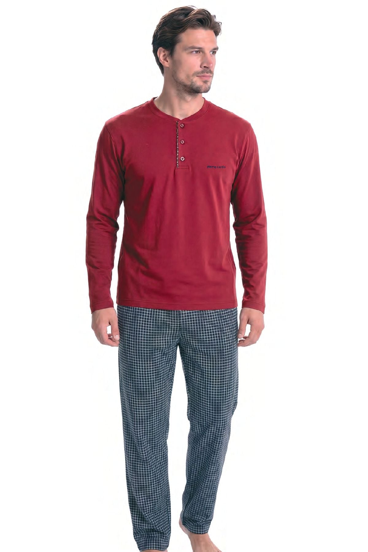 PijamalarHG8757575840688 Pijamapazarı.com'da. Uygun fiyat seçenekleri ile sipariş verebilirsiniz.Pierre Cardin 6146 Erkek Uzun kollu Yakası Düğmeli Pijama Takımı-Bordo