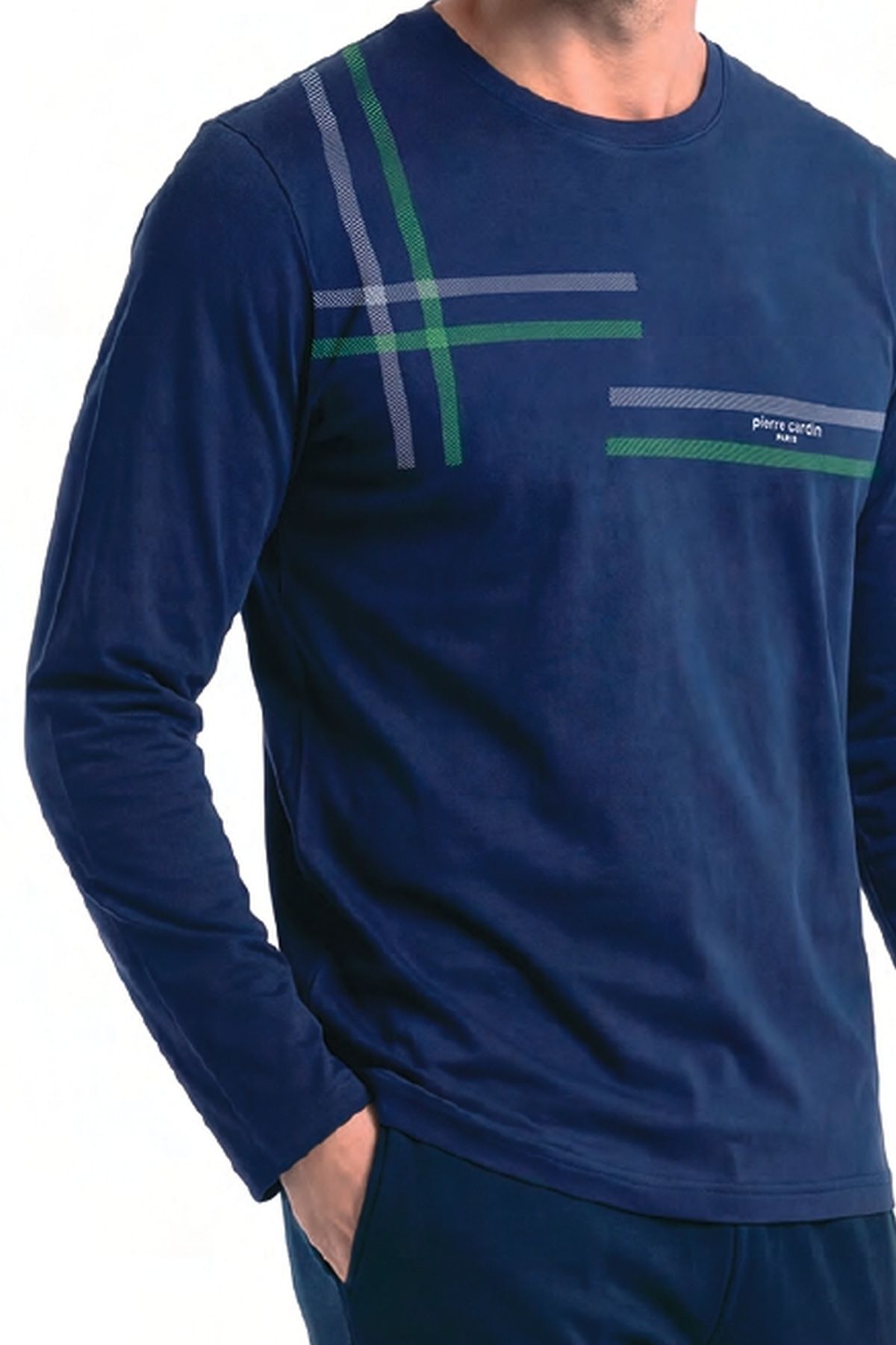 PijamalarHG8757575840648 Pijamapazarı.com'da. Uygun fiyat seçenekleri ile sipariş verebilirsiniz.Pierre Cardin 6152 Erkek Uzun Kollu Bisiklet Yaka Pijama Takımı -İndigo