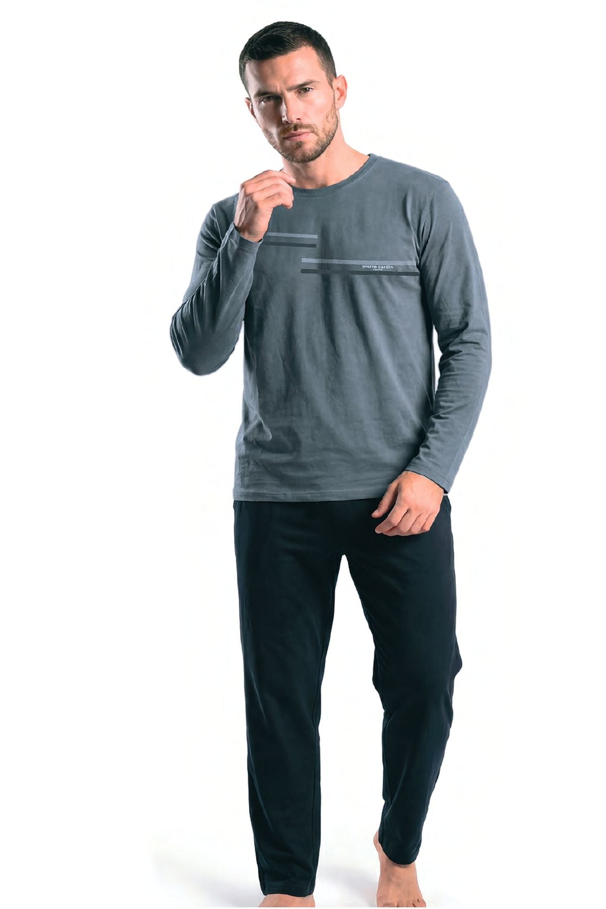 PijamalarHG8757575840653 Pijamapazarı.com'da. Uygun fiyat seçenekleri ile sipariş verebilirsiniz.Pierre Cardin 6152 Erkek Uzun Kollu Bisiklet Yaka Pijama Takımı -Gri