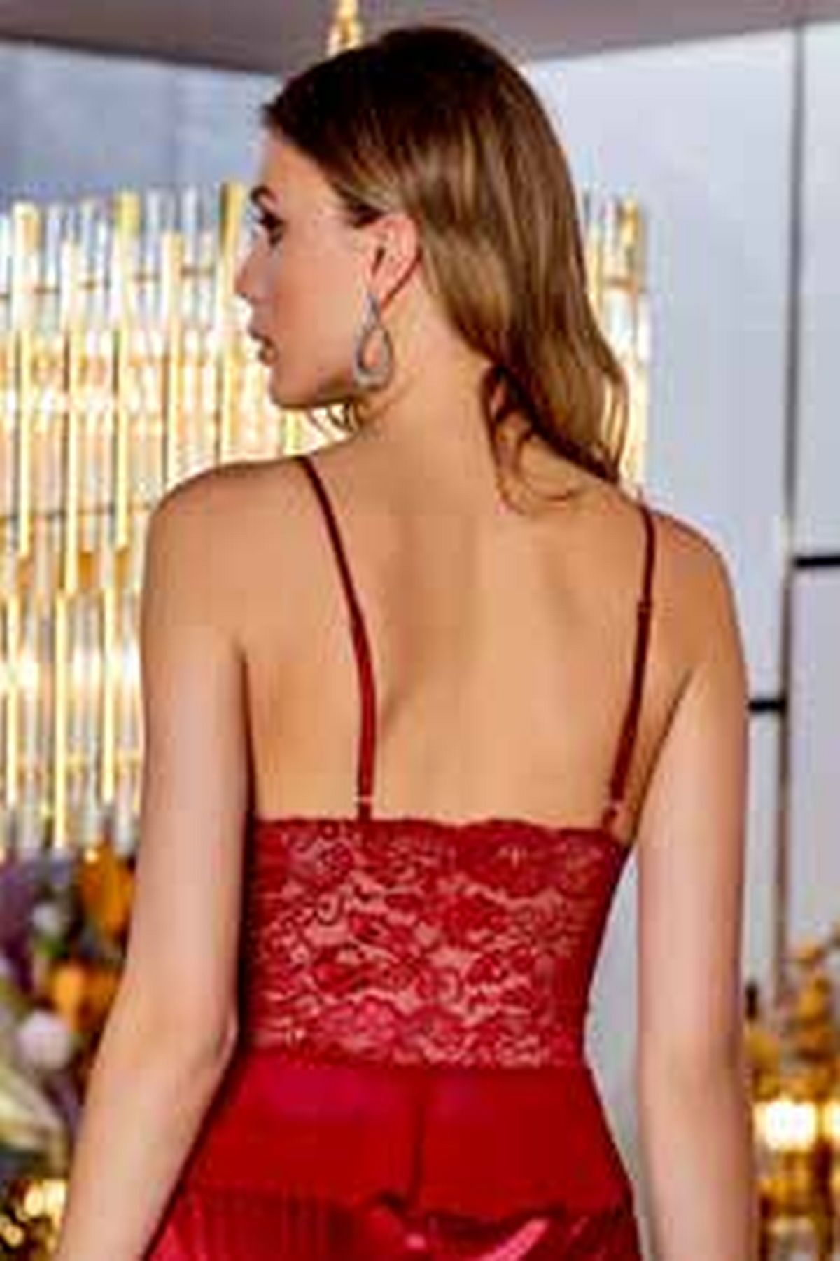 Saten Üçlü SetlerSaten Büstiyerli 3'lü Set