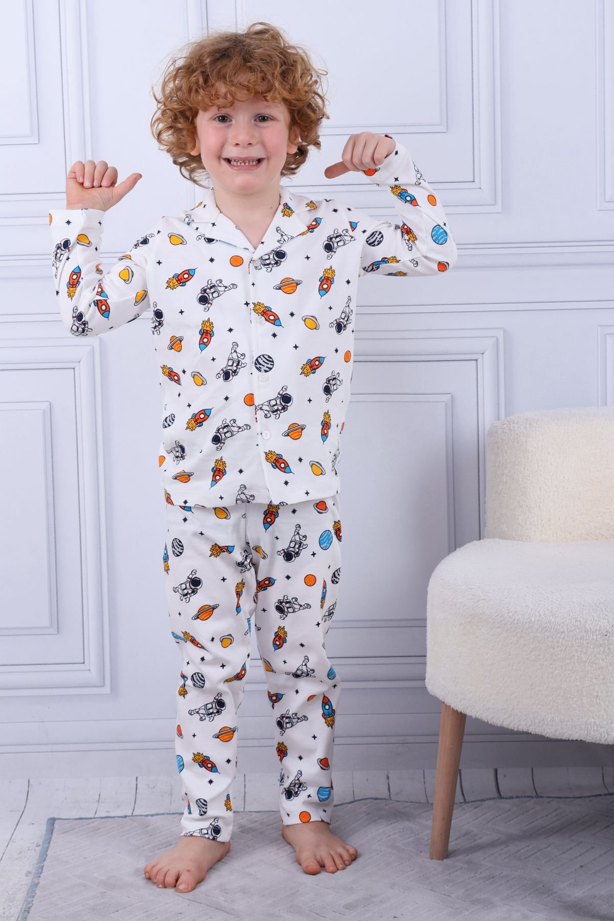 PijamalarTiril Tiril 102 Erkek Çocuk Uzun Kollu Gömlek Pijama Takım-Beyaz | Pijamapazari.comTiril Tiril 102 Erkek Çocuk Uzun Kollu Gömlek Pijama Takım-Beyaz